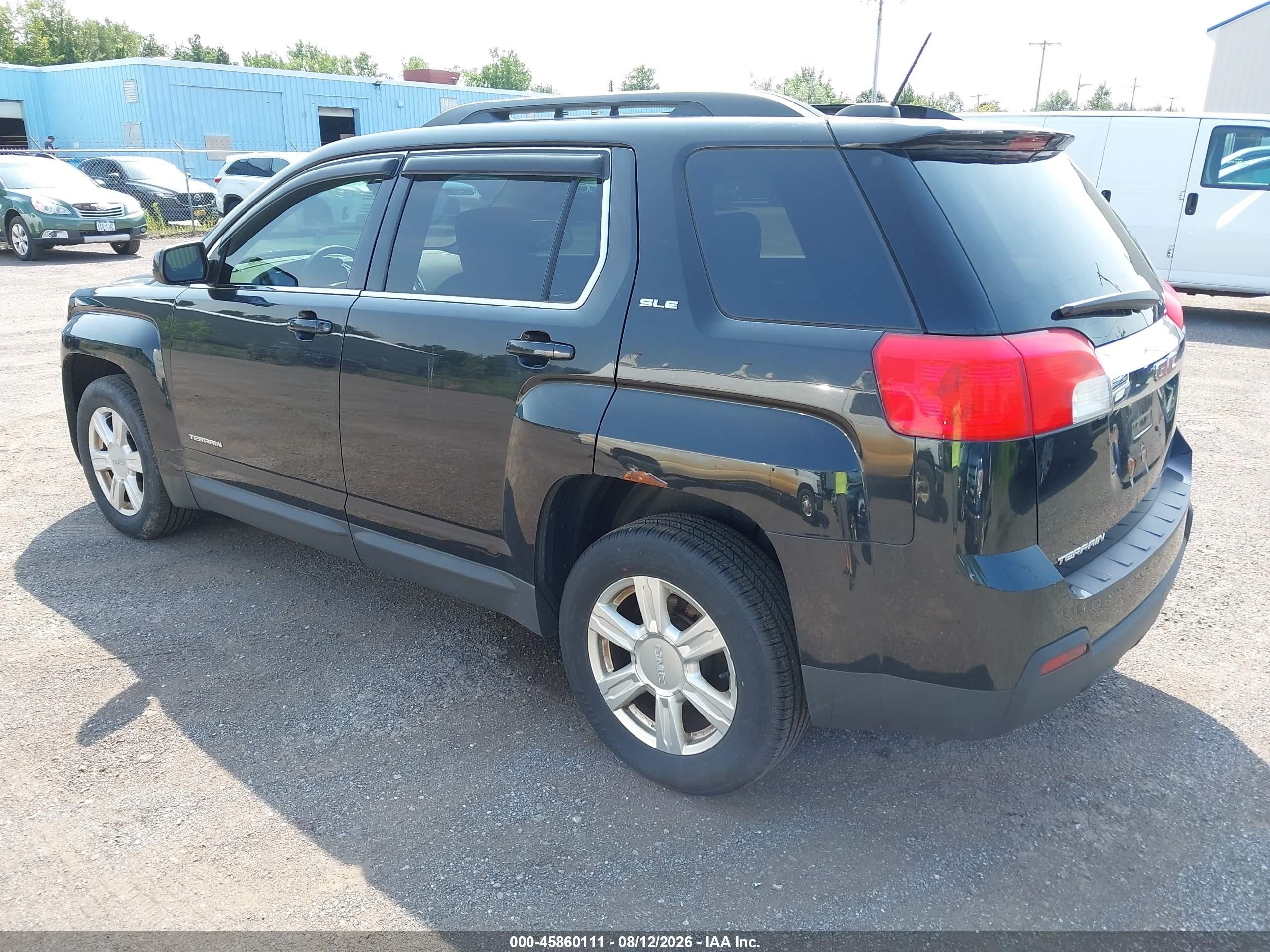 2015 Gmc Terrain Sle-2 Черный vin: 2GKALREK5F6299208