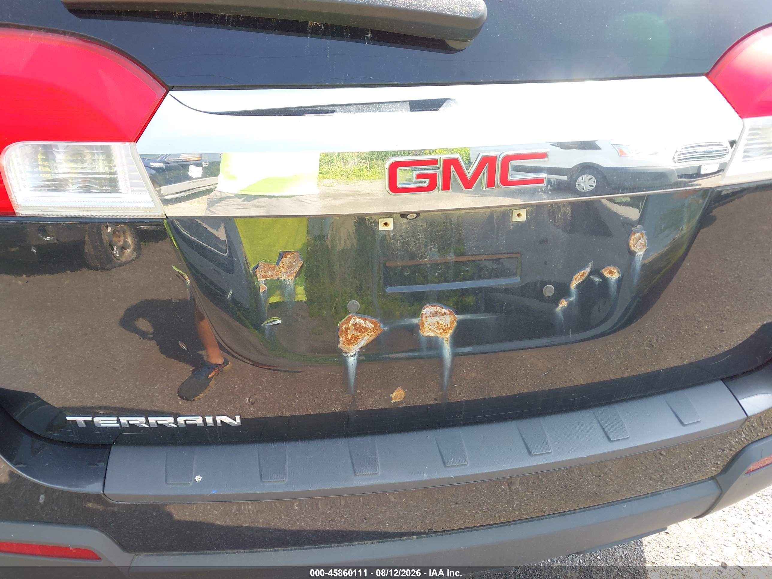 2015 Gmc Terrain Sle-2 Черный vin: 2GKALREK5F6299208