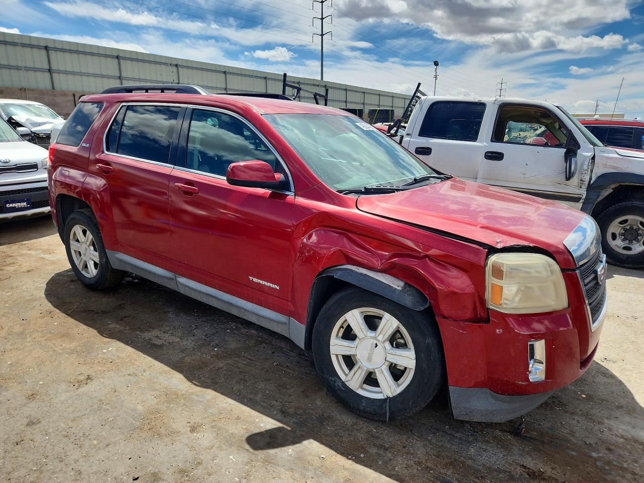 2014 Gmc Terrain Sle Red vin: 2GKALREK6E6113514