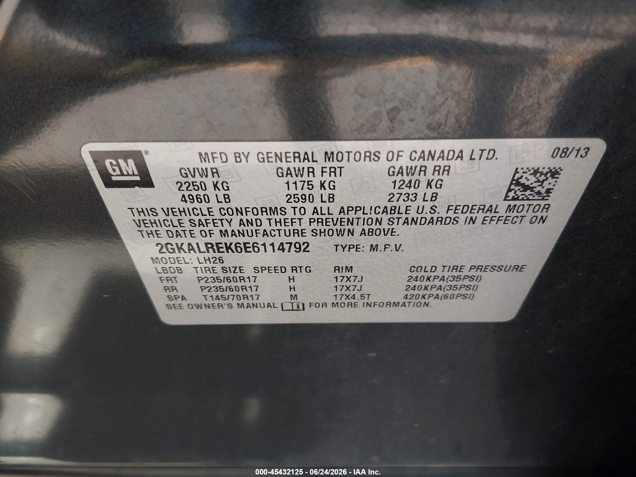 2014 Gmc Terrain Sle-2 Gold vin: 2GKALREK6E6114792
