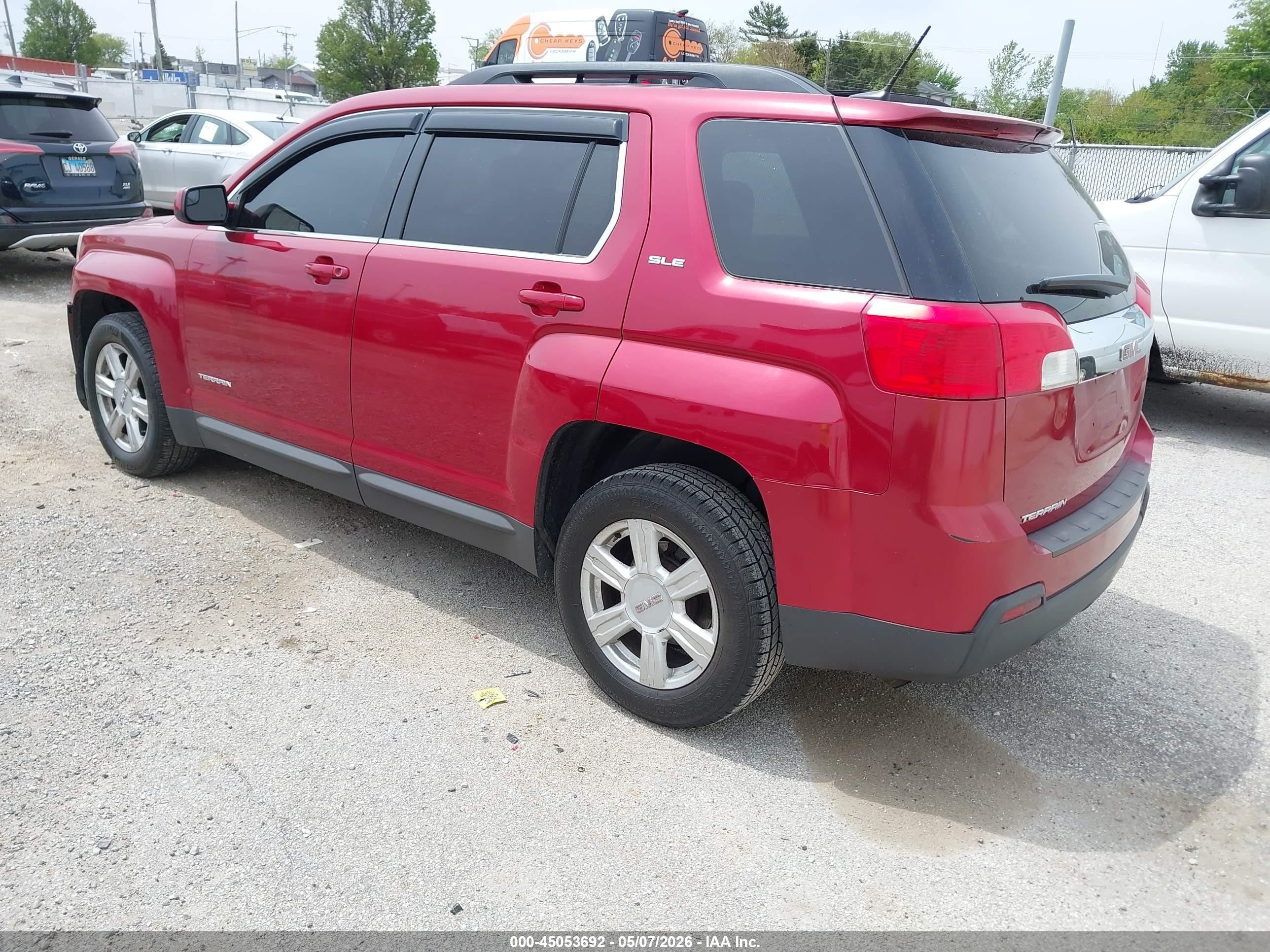 2014 Gmc Terrain Sle-2 Red vin: 2GKALREK6E6175141