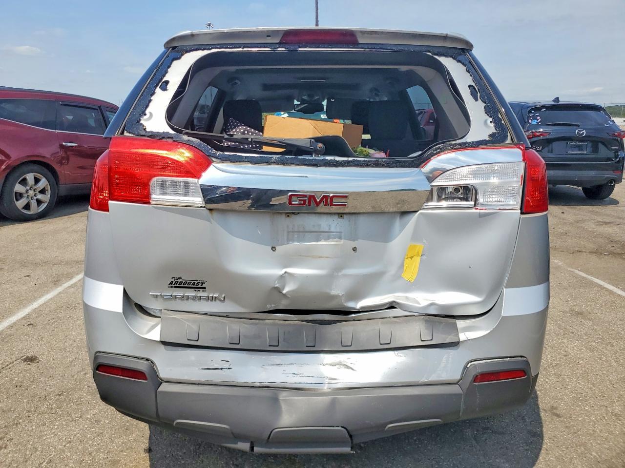 2014 Gmc Terrain Sle Silver vin: 2GKALREK6E6190545