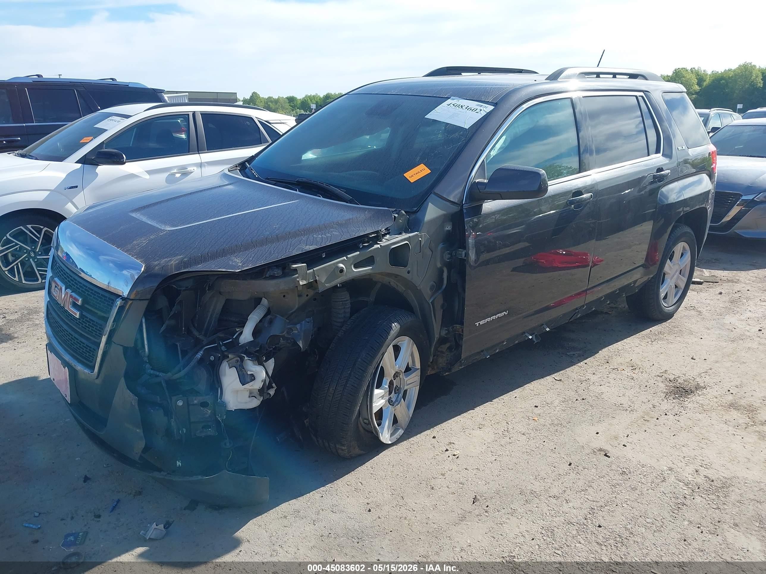 2015 Gmc Terrain Sle-2 Gray vin: 2GKALREK6F6259283