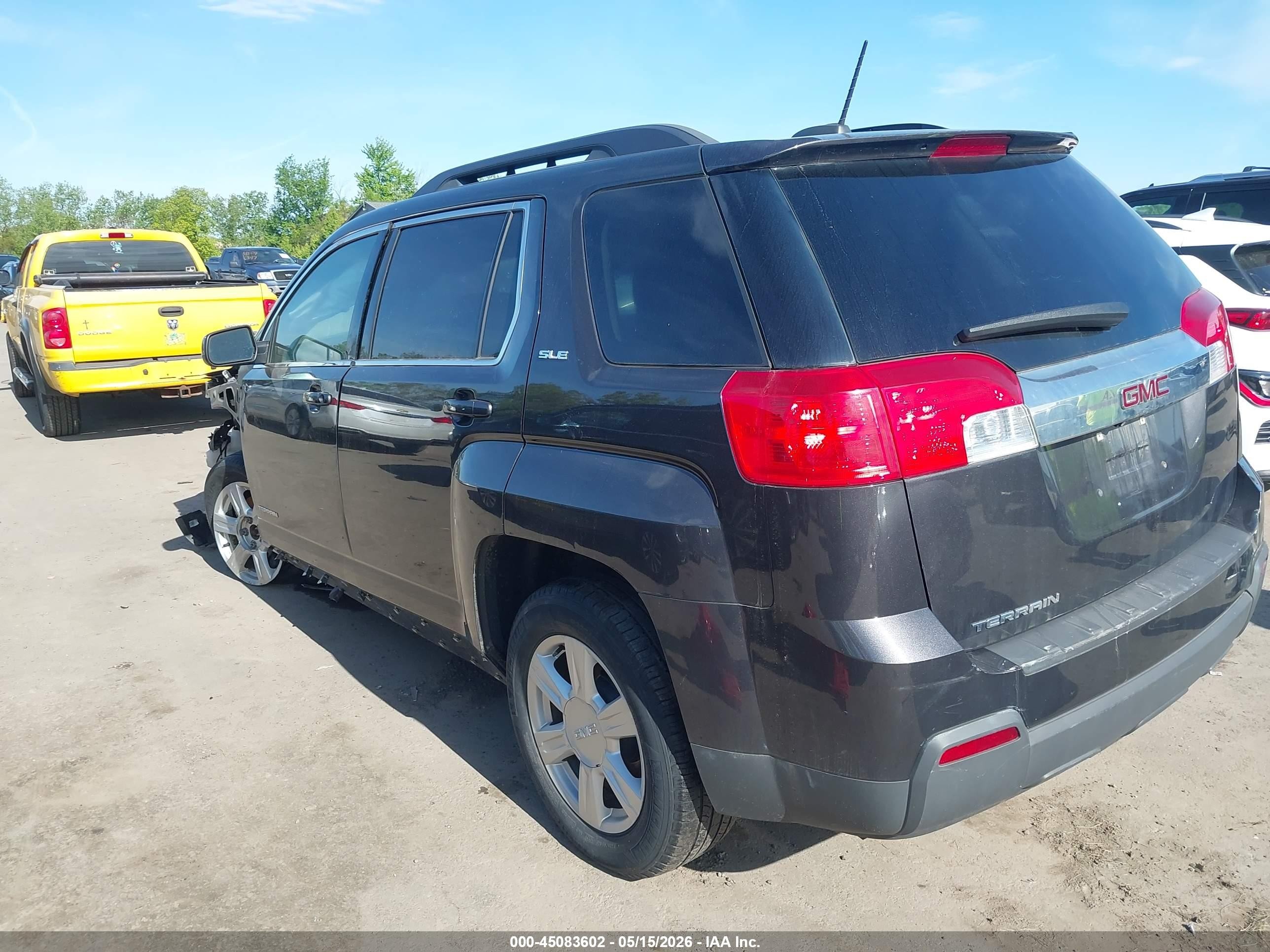2015 Gmc Terrain Sle-2 Gray vin: 2GKALREK6F6259283