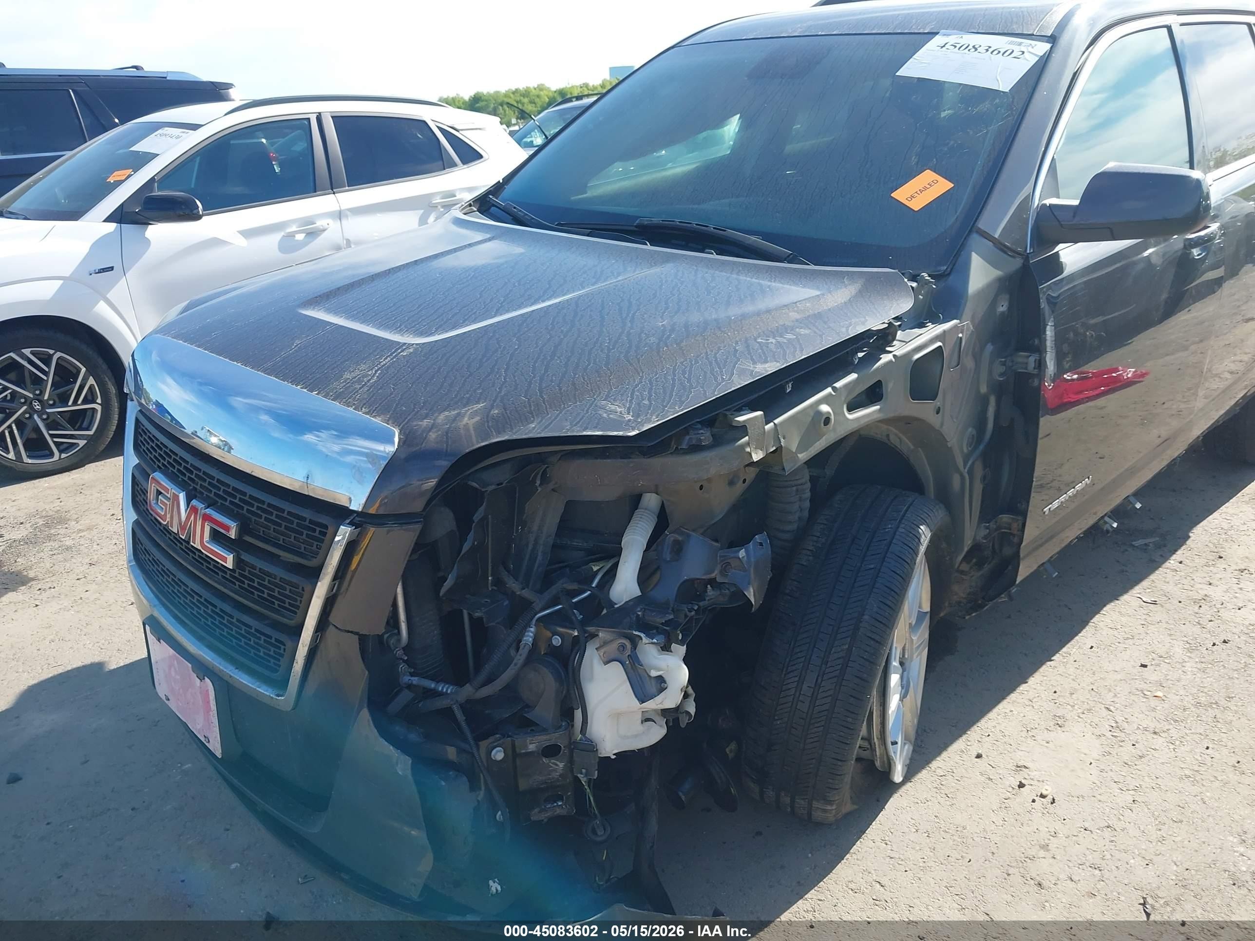 2015 Gmc Terrain Sle-2 Gray vin: 2GKALREK6F6259283