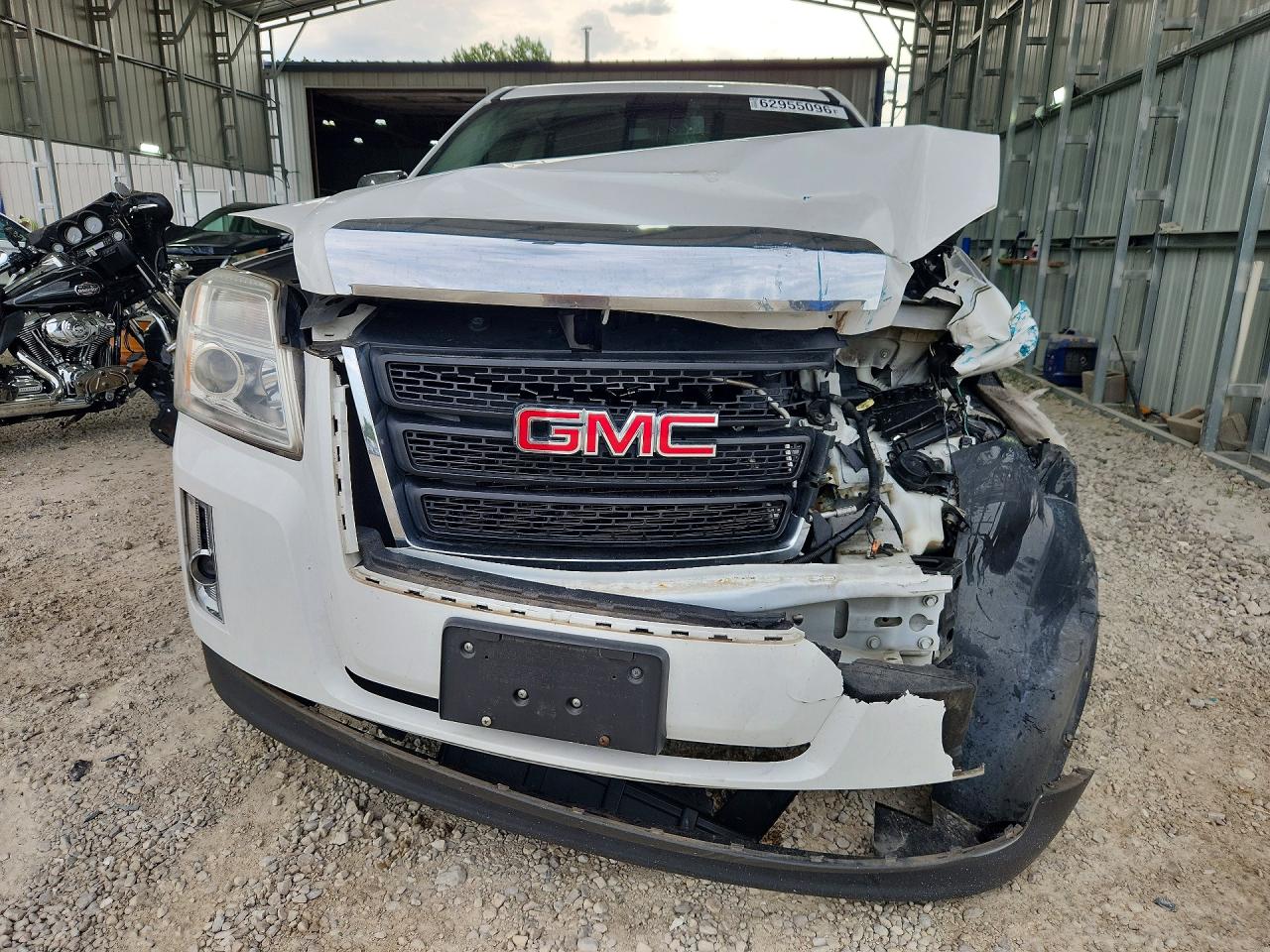 2015 Gmc Terrain Sle White vin: 2GKALREK6F6334029