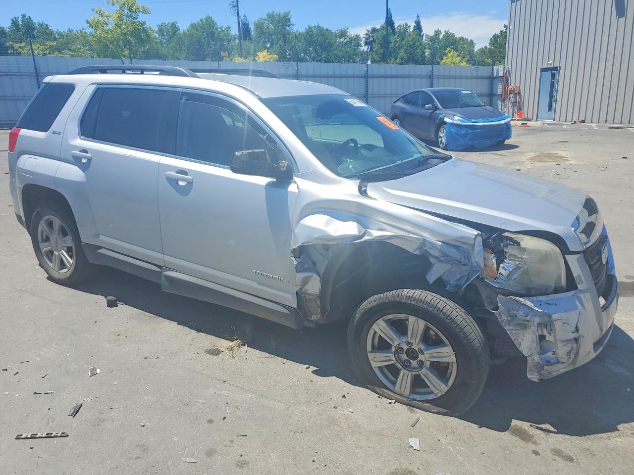 2014 Gmc Terrain Sle Silver vin: 2GKALREK7E6231877