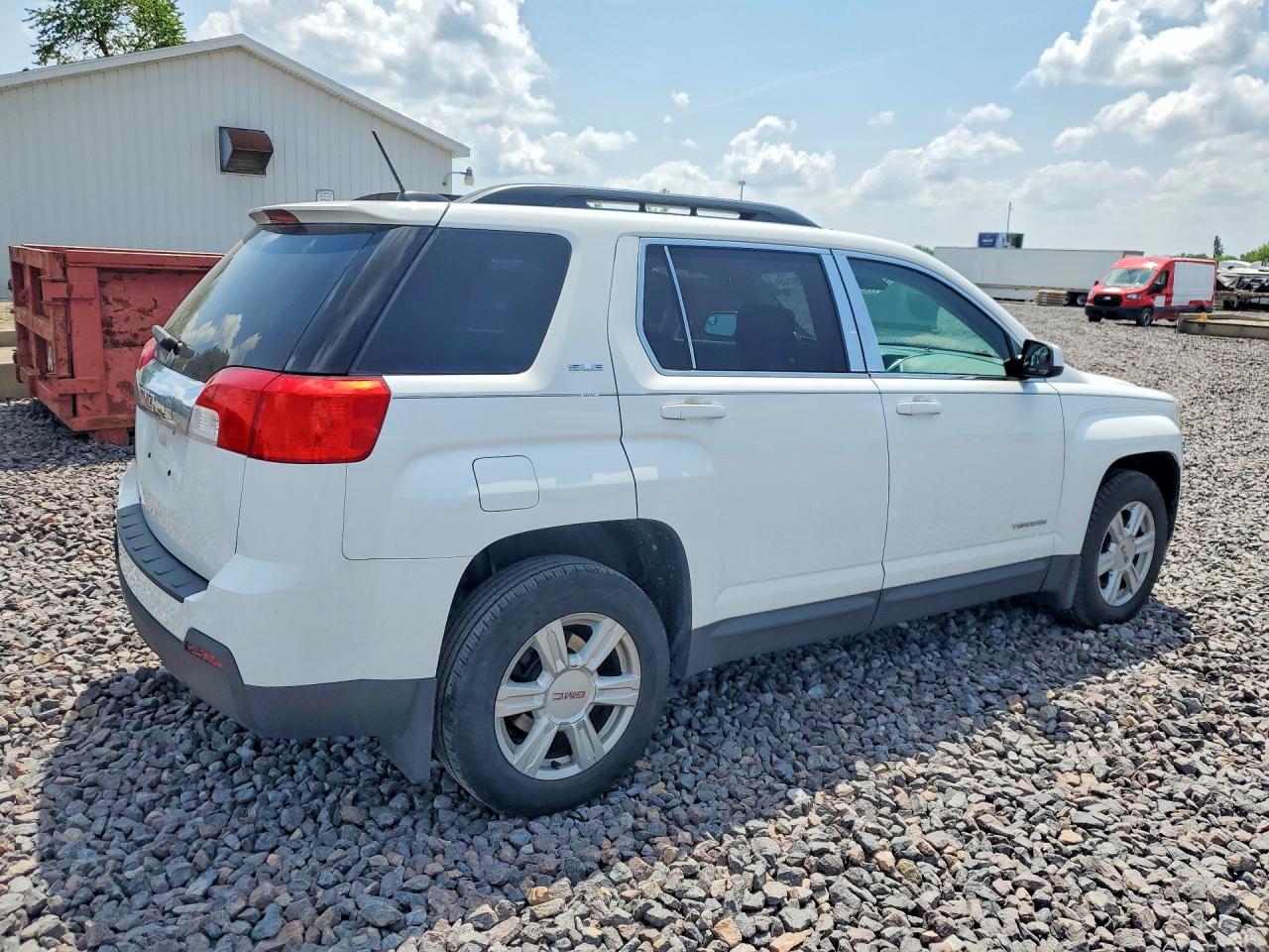 2015 Gmc Terrain Sle White vin: 2GKALREK7F6255100