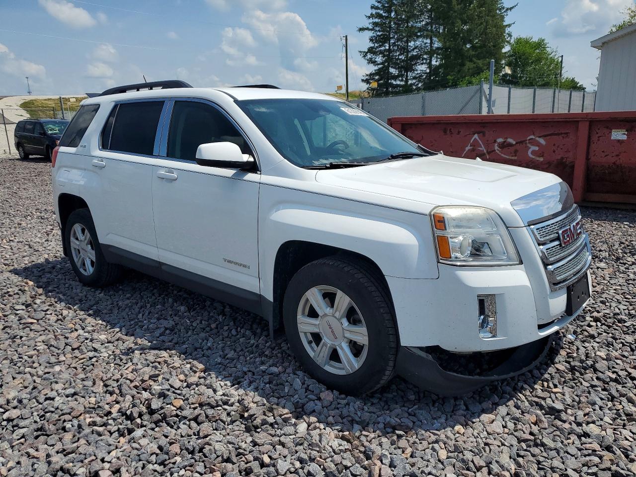 2015 Gmc Terrain Sle White vin: 2GKALREK7F6255100