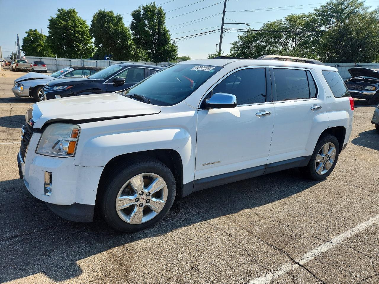 2015 Gmc Terrain Sle White vin: 2GKALREK7F6344049