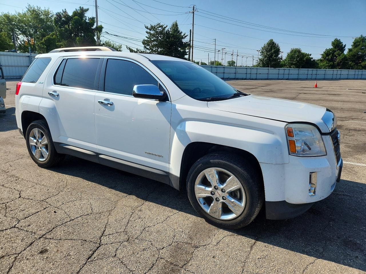 2015 Gmc Terrain Sle White vin: 2GKALREK7F6344049