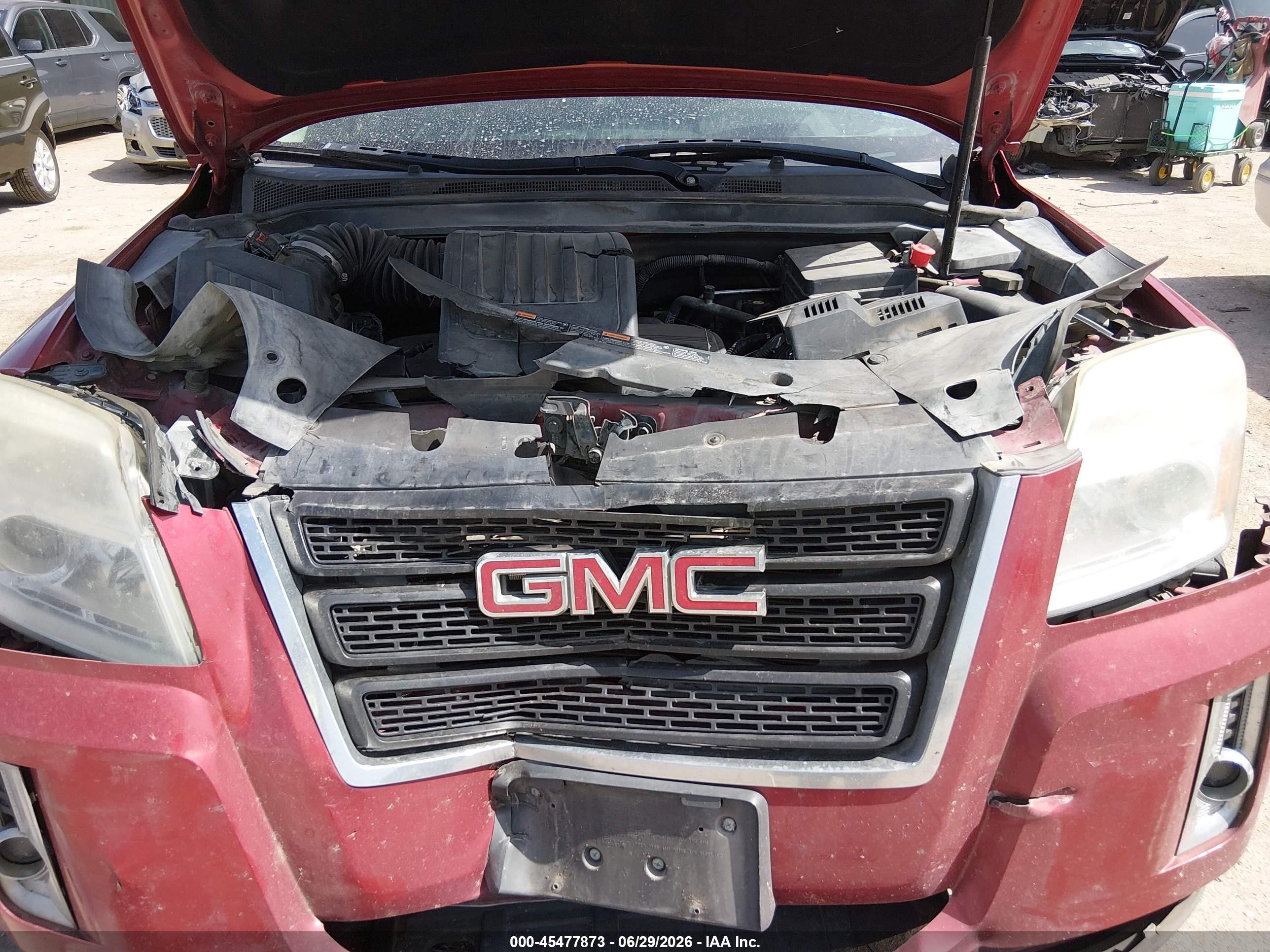 2015 Gmc Terrain Sle-2 Red vin: 2GKALREK7F6365872