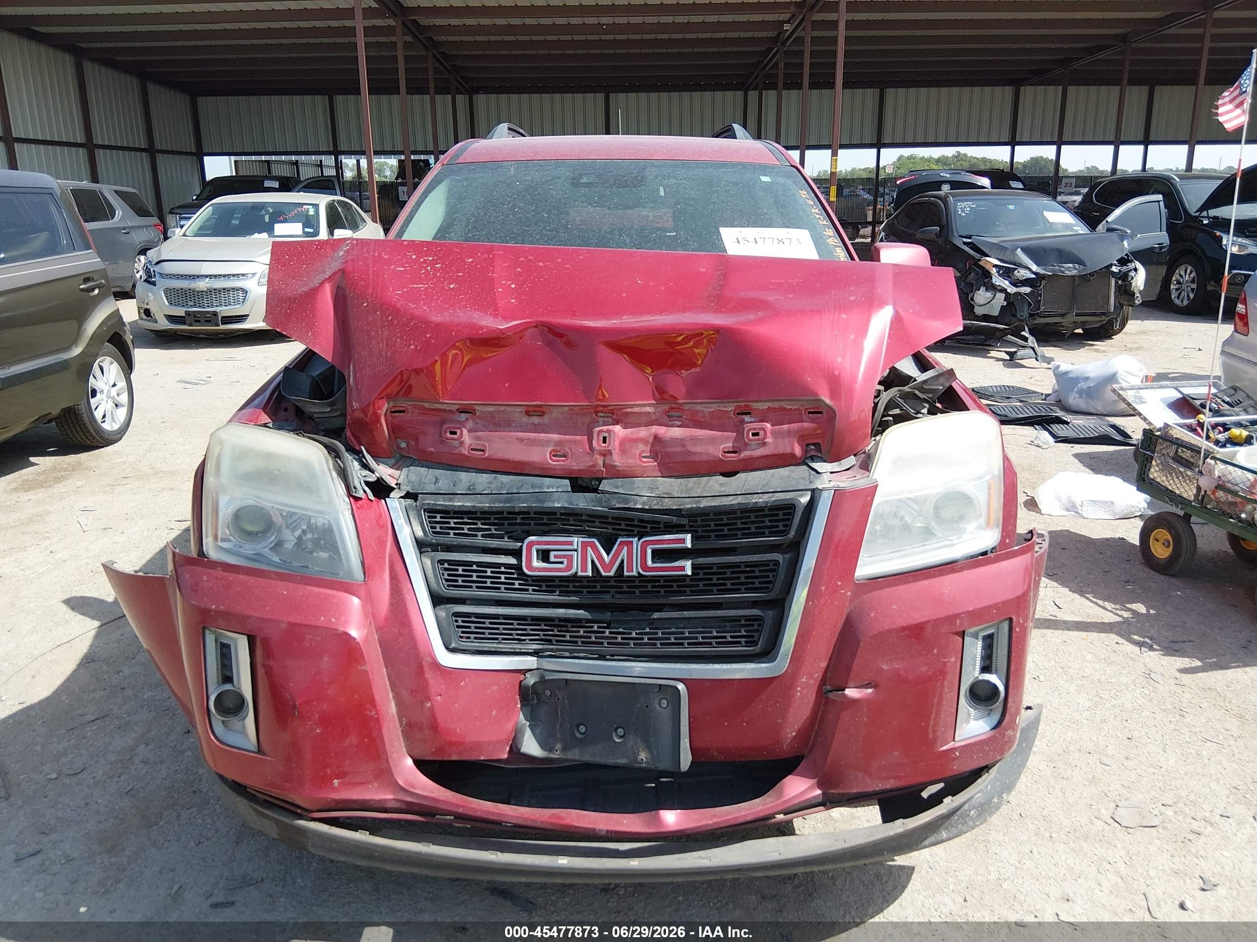 2015 Gmc Terrain Sle-2 Red vin: 2GKALREK7F6365872