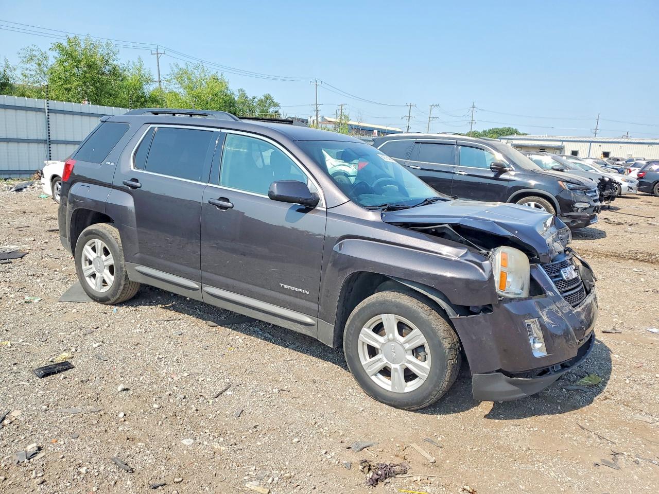 2015 Gmc Terrain Black vin: 2GKALREK7F6367055