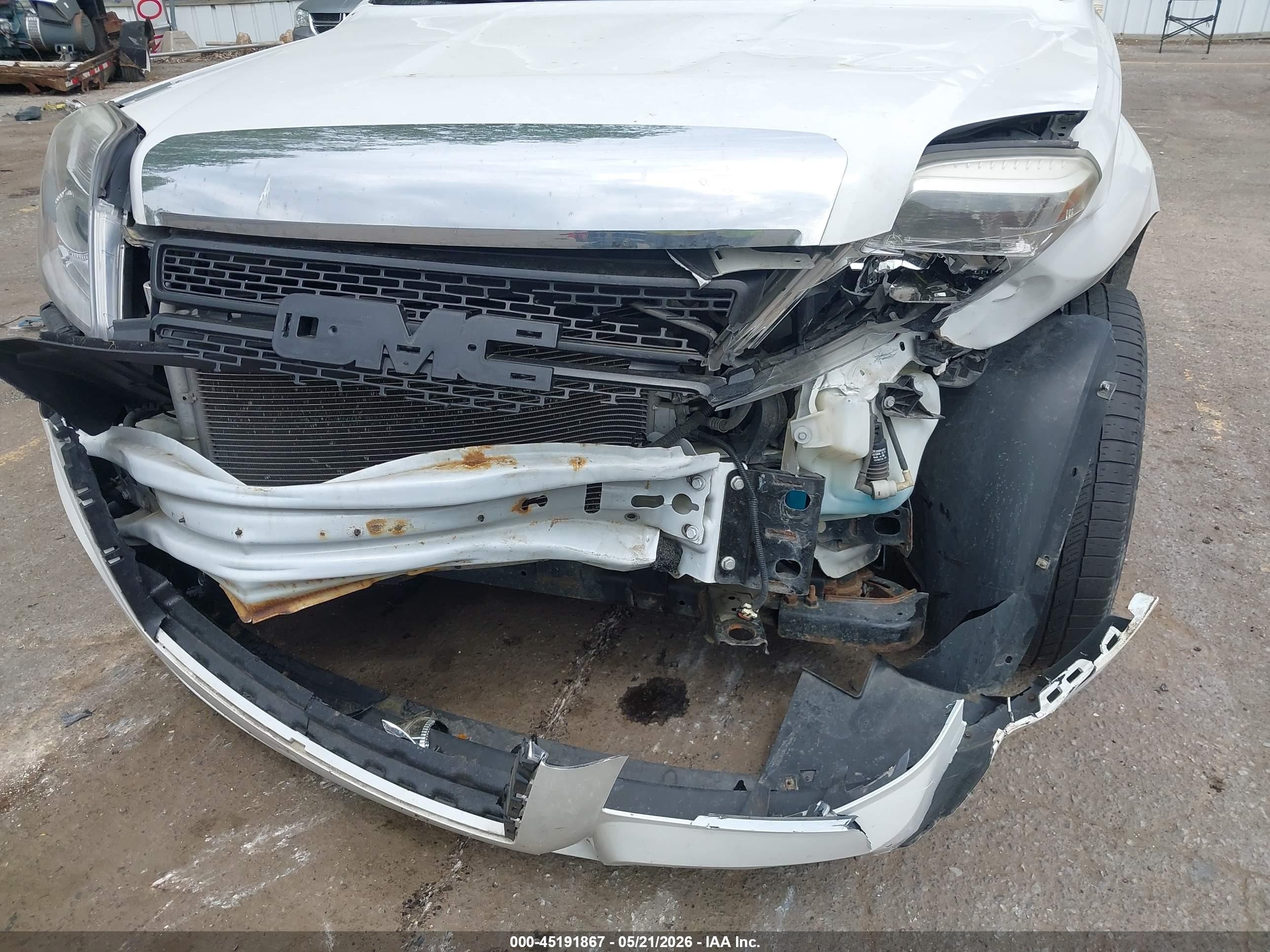 2015 Gmc Terrain Sle-2 White vin: 2GKALREK7F6406601