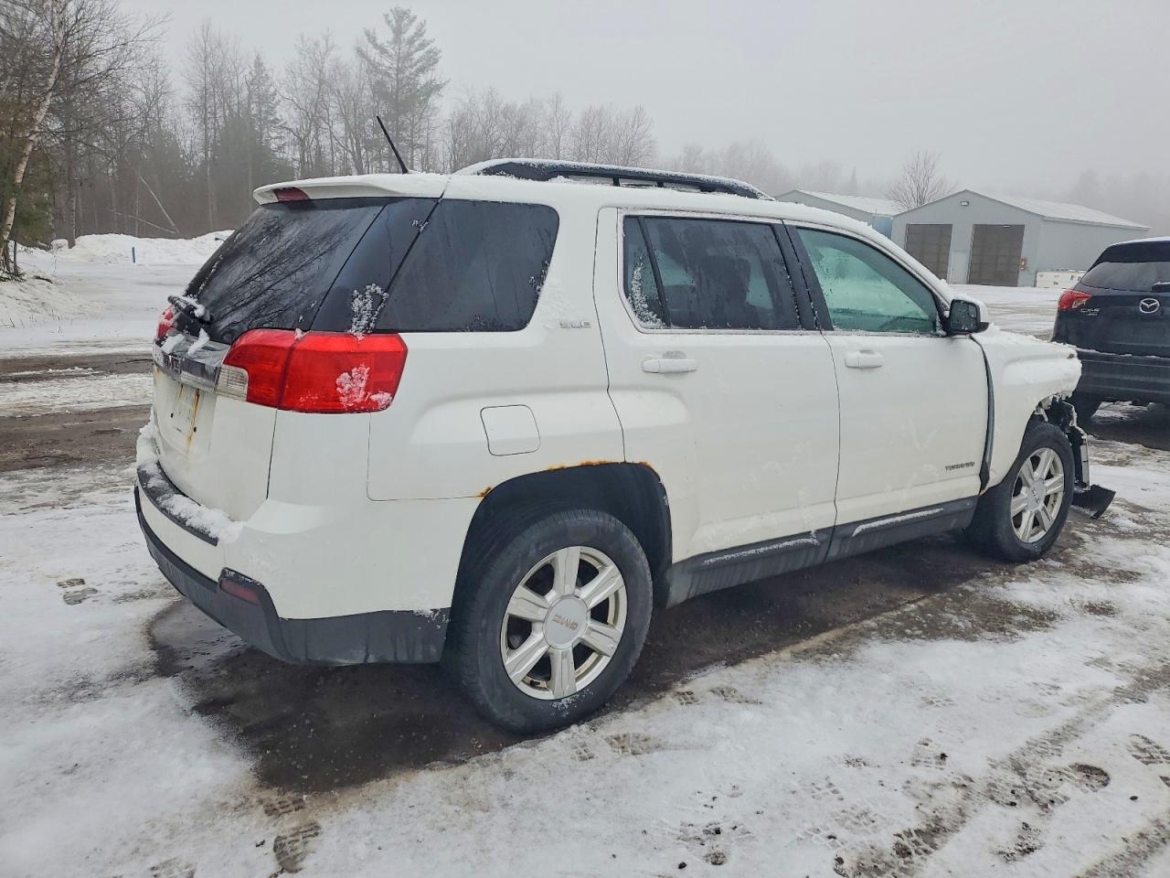 2014 Gmc Terrain Sle White vin: 2GKALREK8E6107150