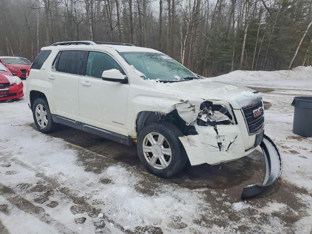 2014 Gmc Terrain Sle White vin: 2GKALREK8E6107150