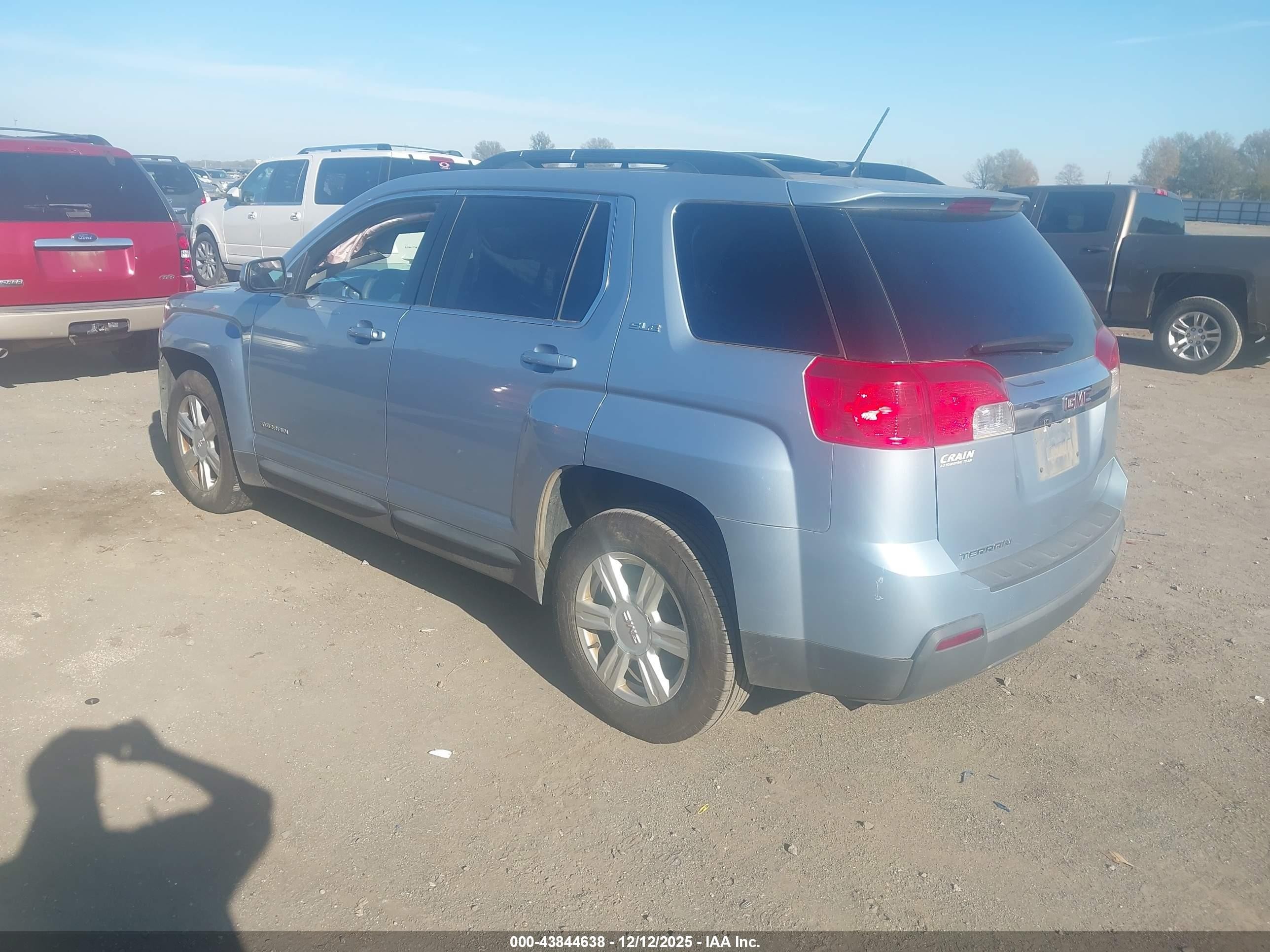 2014 Gmc Terrain Sle-2 Light Blue vin: 2GKALREK8E6282949