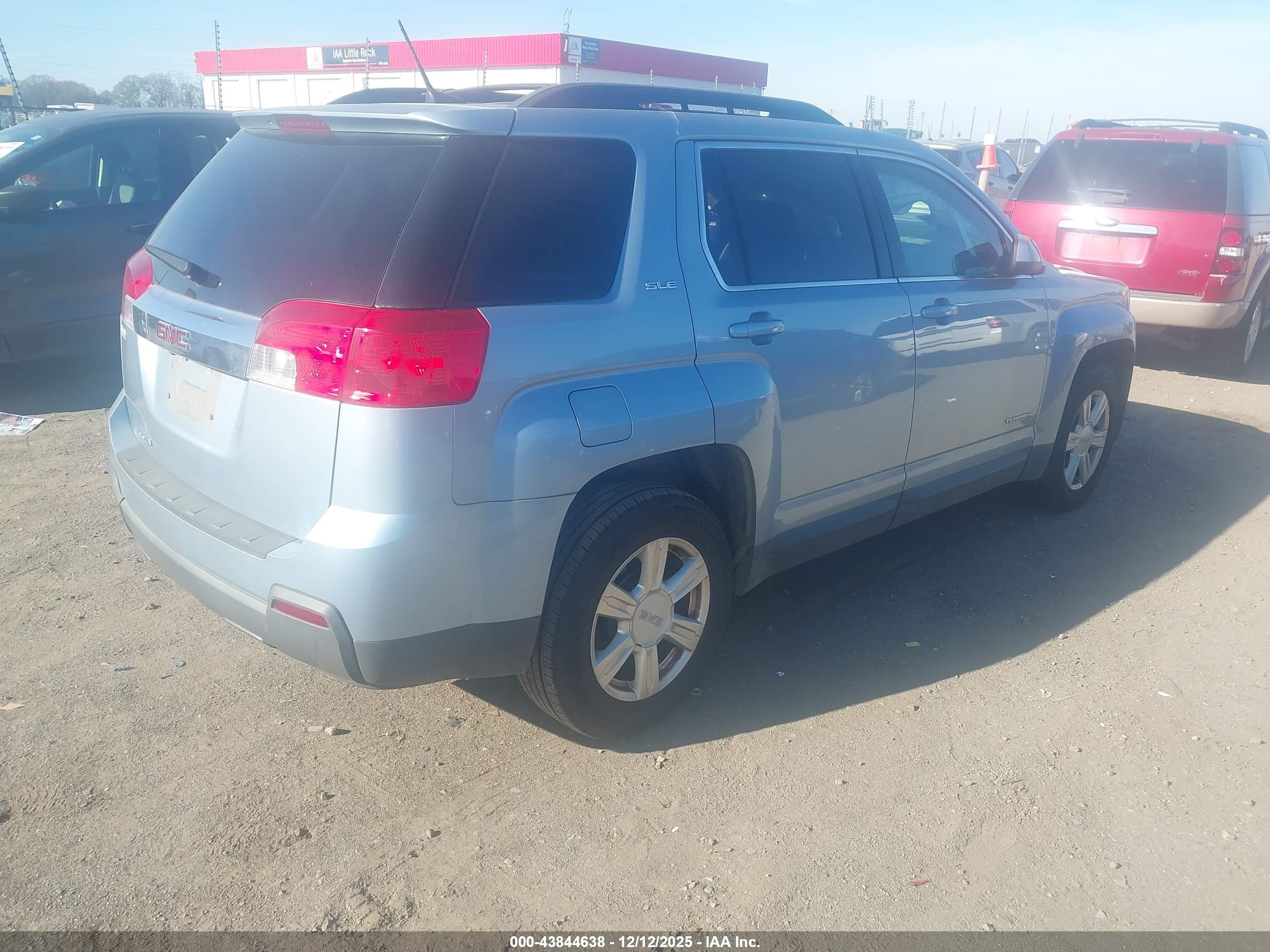 2014 Gmc Terrain Sle-2 Light Blue vin: 2GKALREK8E6282949