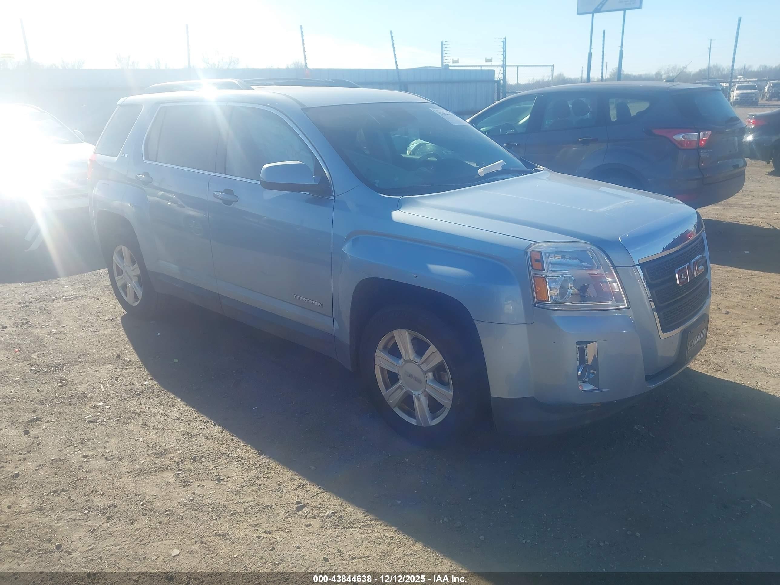 2014 Gmc Terrain Sle-2 Light Blue vin: 2GKALREK8E6282949