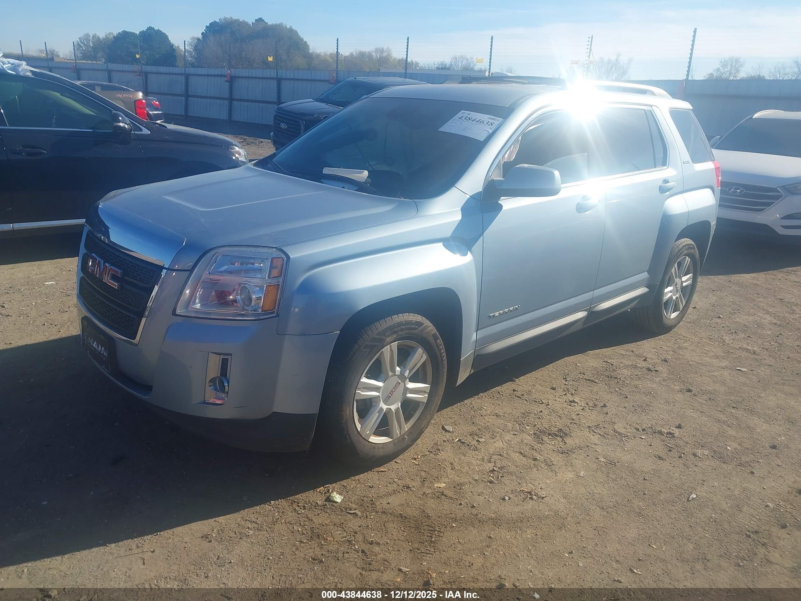 2014 Gmc Terrain Sle-2 Light Blue vin: 2GKALREK8E6282949