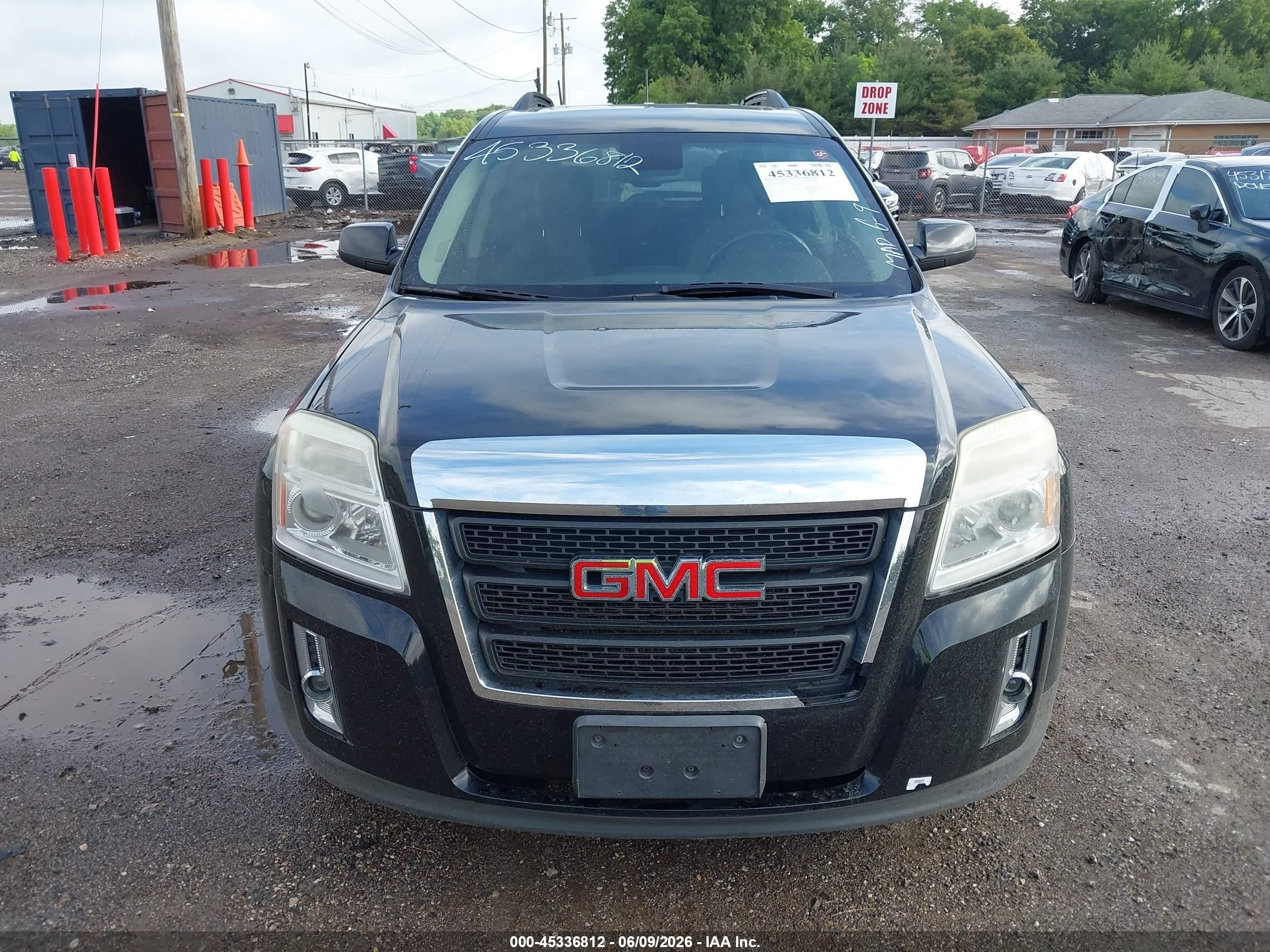 2014 Gmc Terrain Sle-2 Black vin: 2GKALREK8E6324407