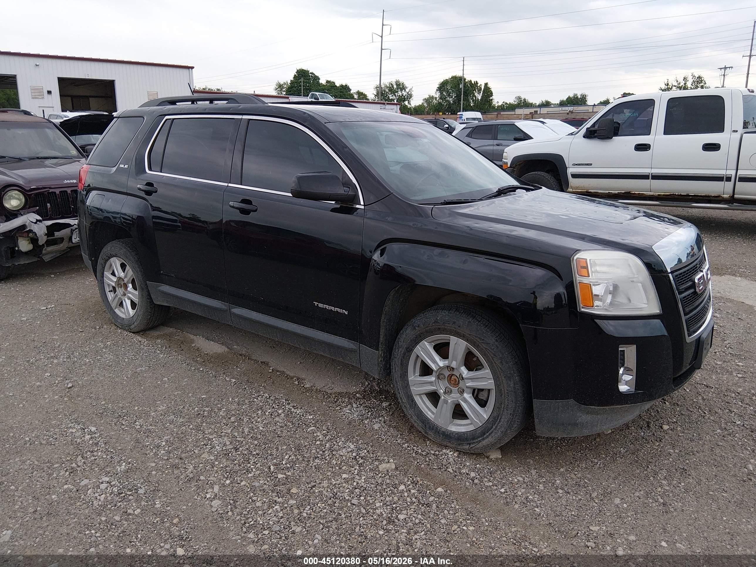 2015 Gmc Terrain Sle-2 Black vin: 2GKALREK8F6241951