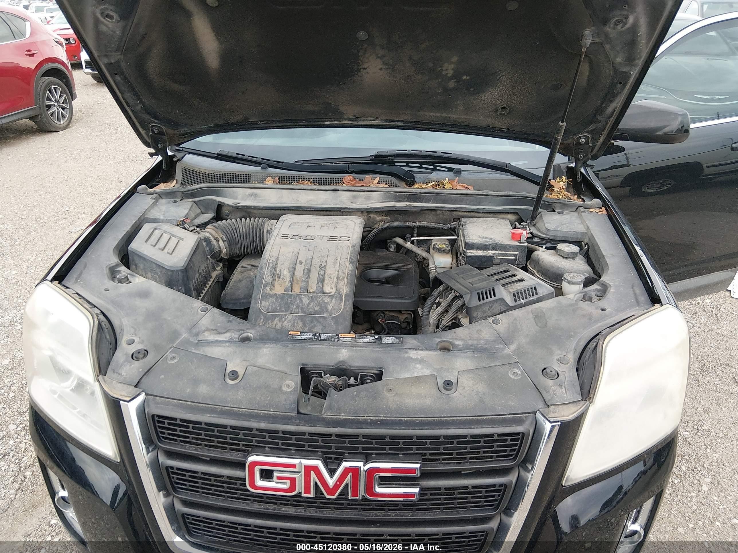 2015 Gmc Terrain Sle-2 Black vin: 2GKALREK8F6241951