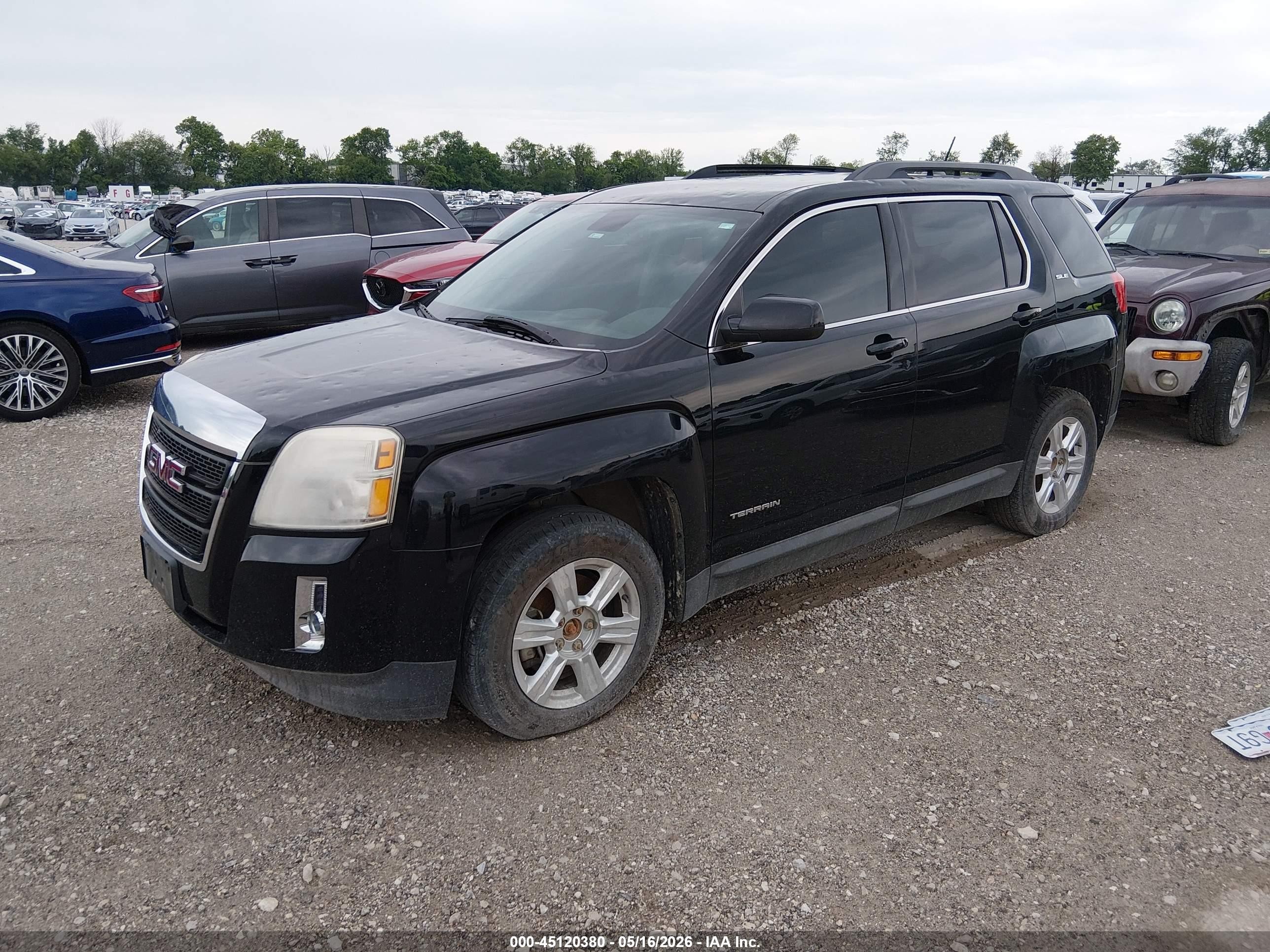 2015 Gmc Terrain Sle-2 Black vin: 2GKALREK8F6241951
