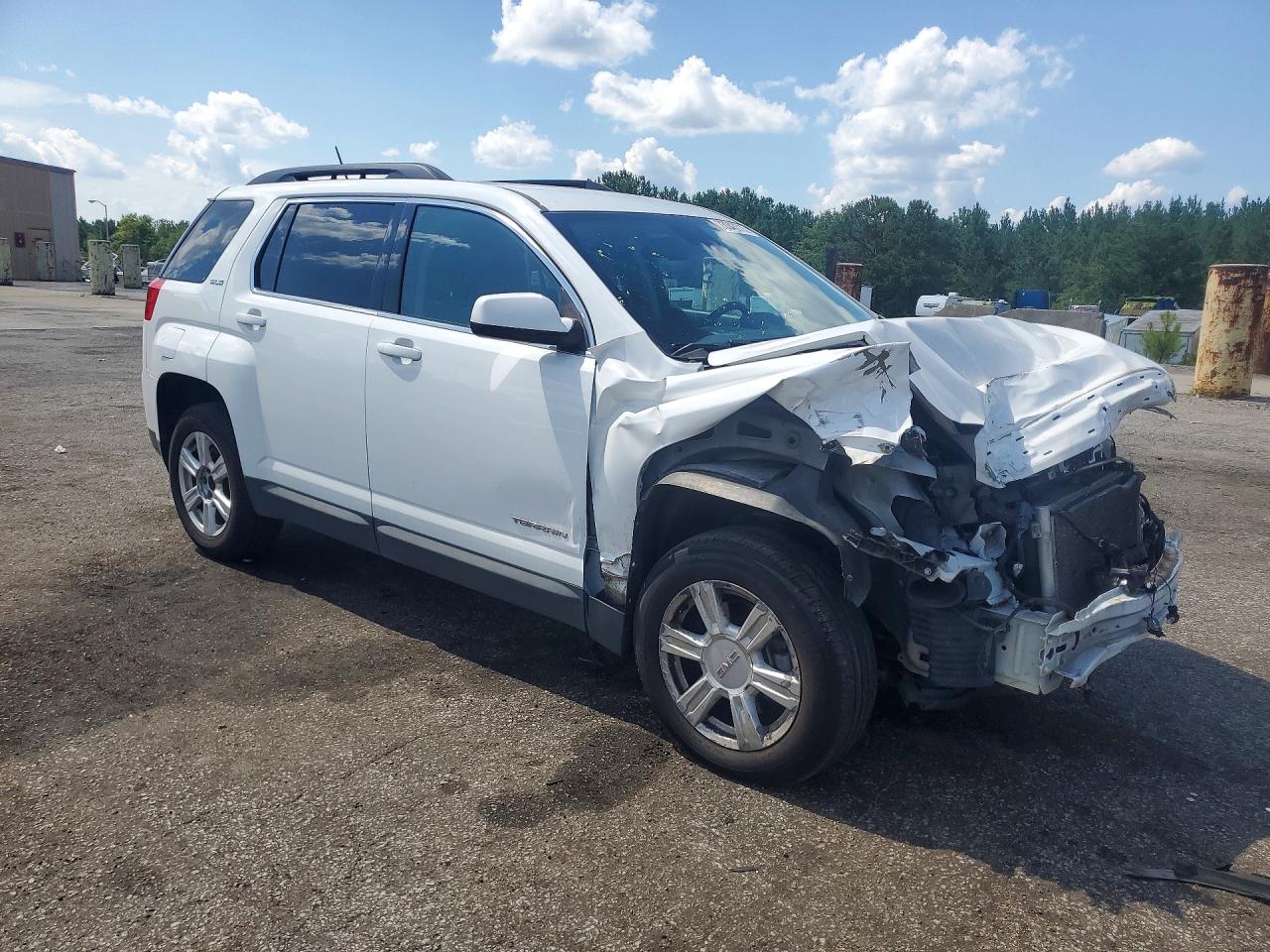 2015 Gmc Terrain Sle White vin: 2GKALREK8F6347557