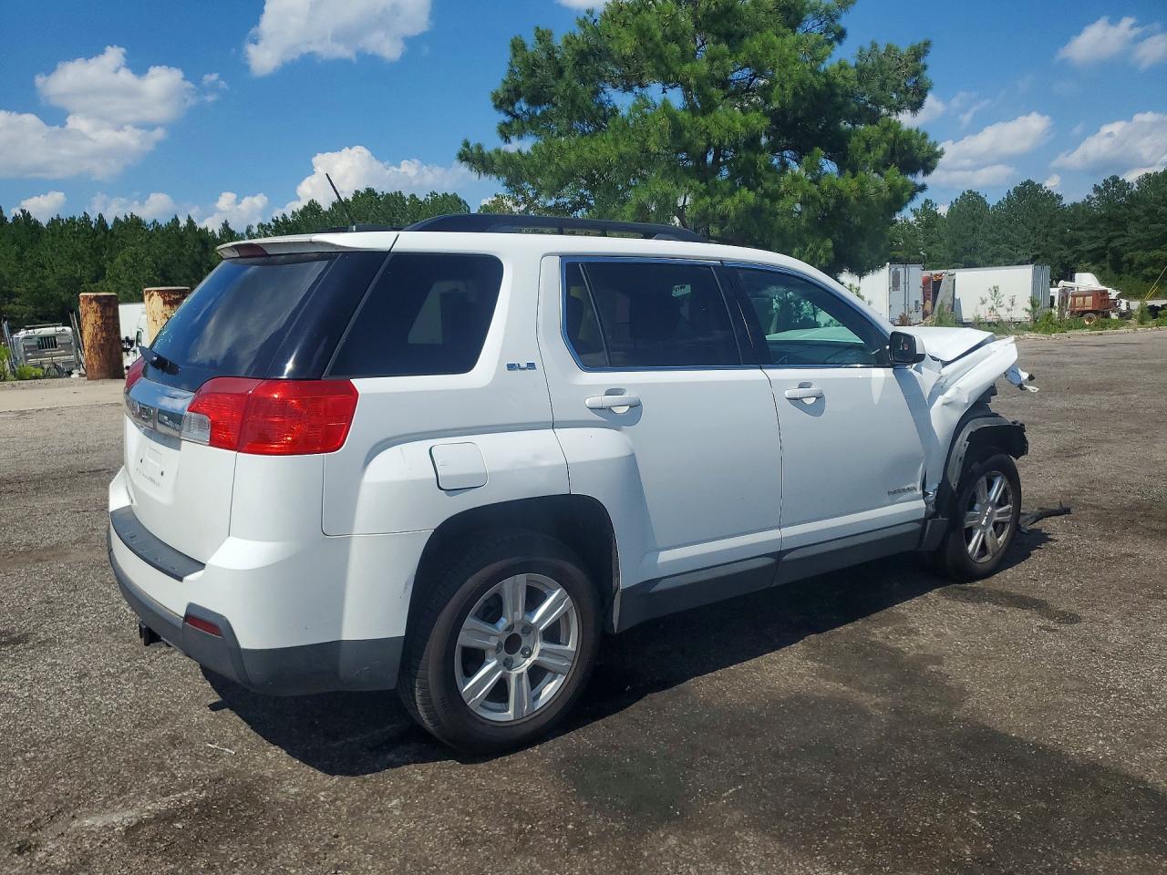 2015 Gmc Terrain Sle White vin: 2GKALREK8F6347557