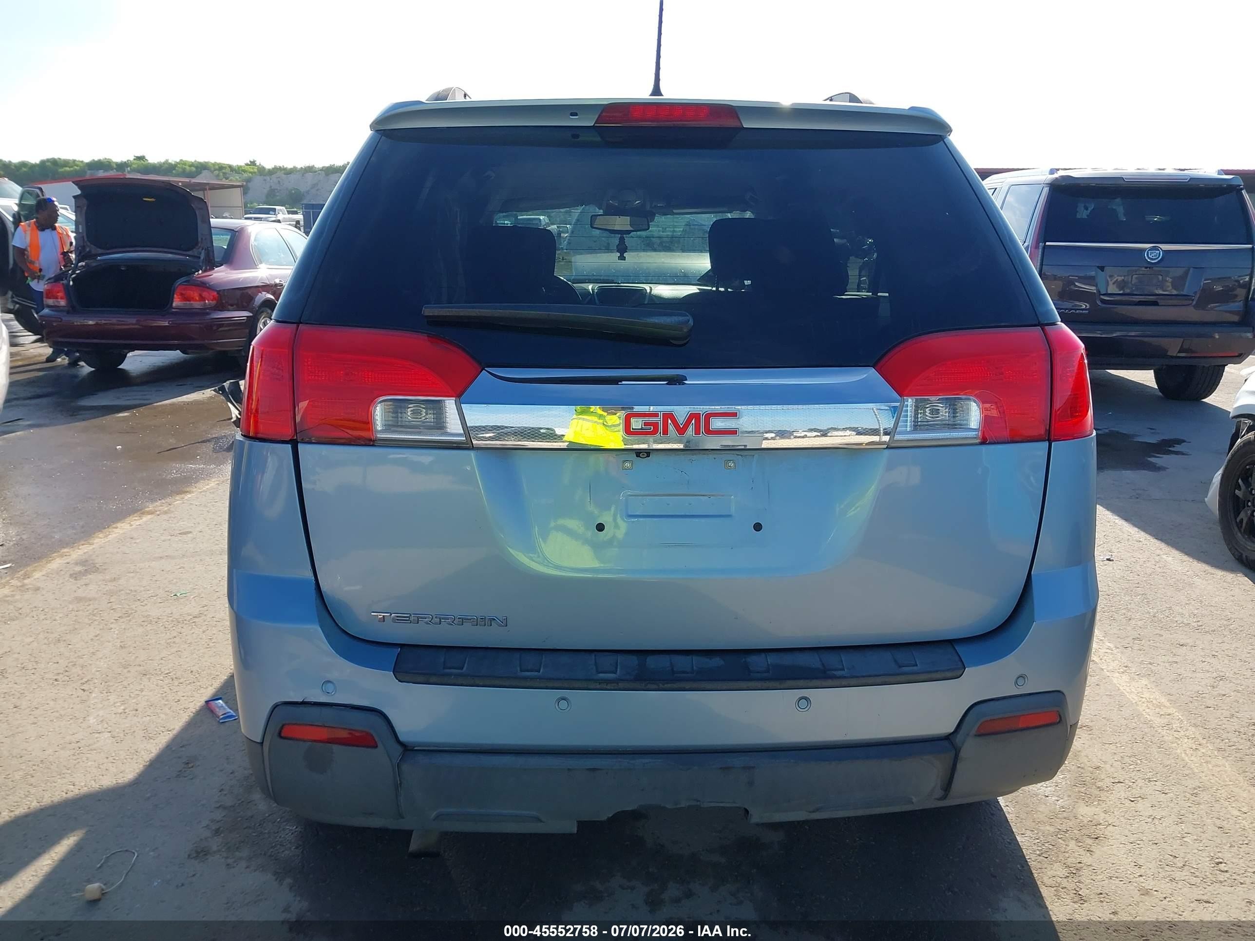 2014 Gmc Terrain Sle-2 Light Blue vin: 2GKALREK9E6129433