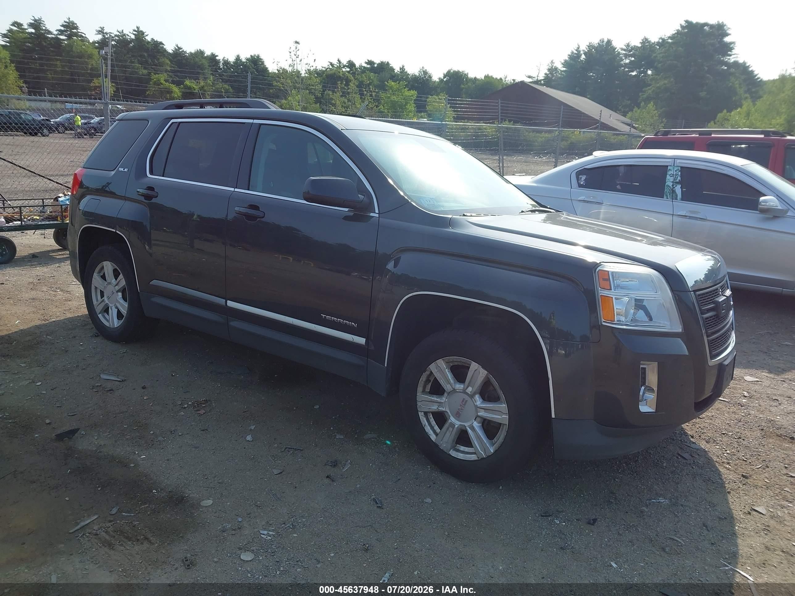 2014 Gmc Terrain Sle-2 Gray vin: 2GKALREK9E6143767