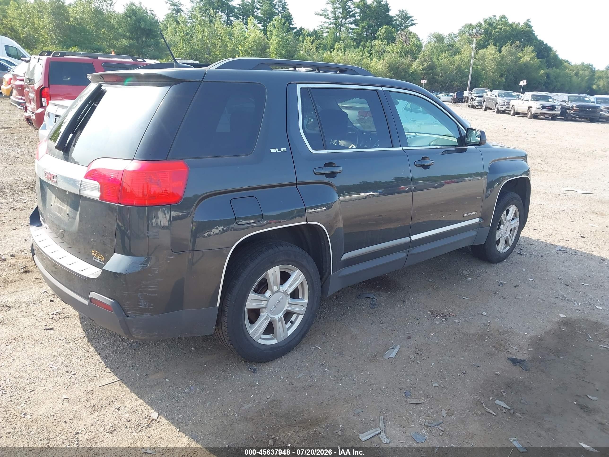 2014 Gmc Terrain Sle-2 Gray vin: 2GKALREK9E6143767