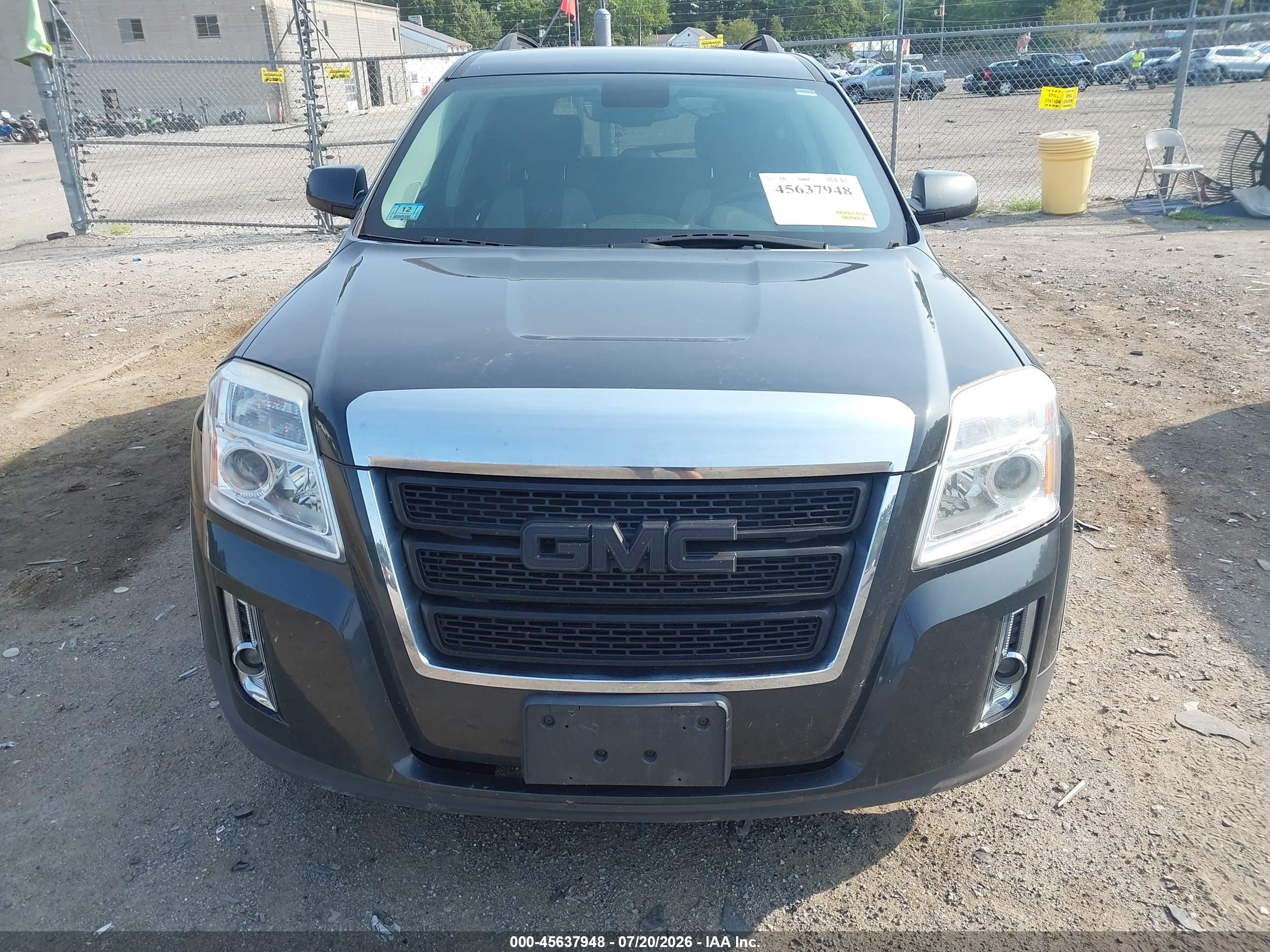2014 Gmc Terrain Sle-2 Gray vin: 2GKALREK9E6143767