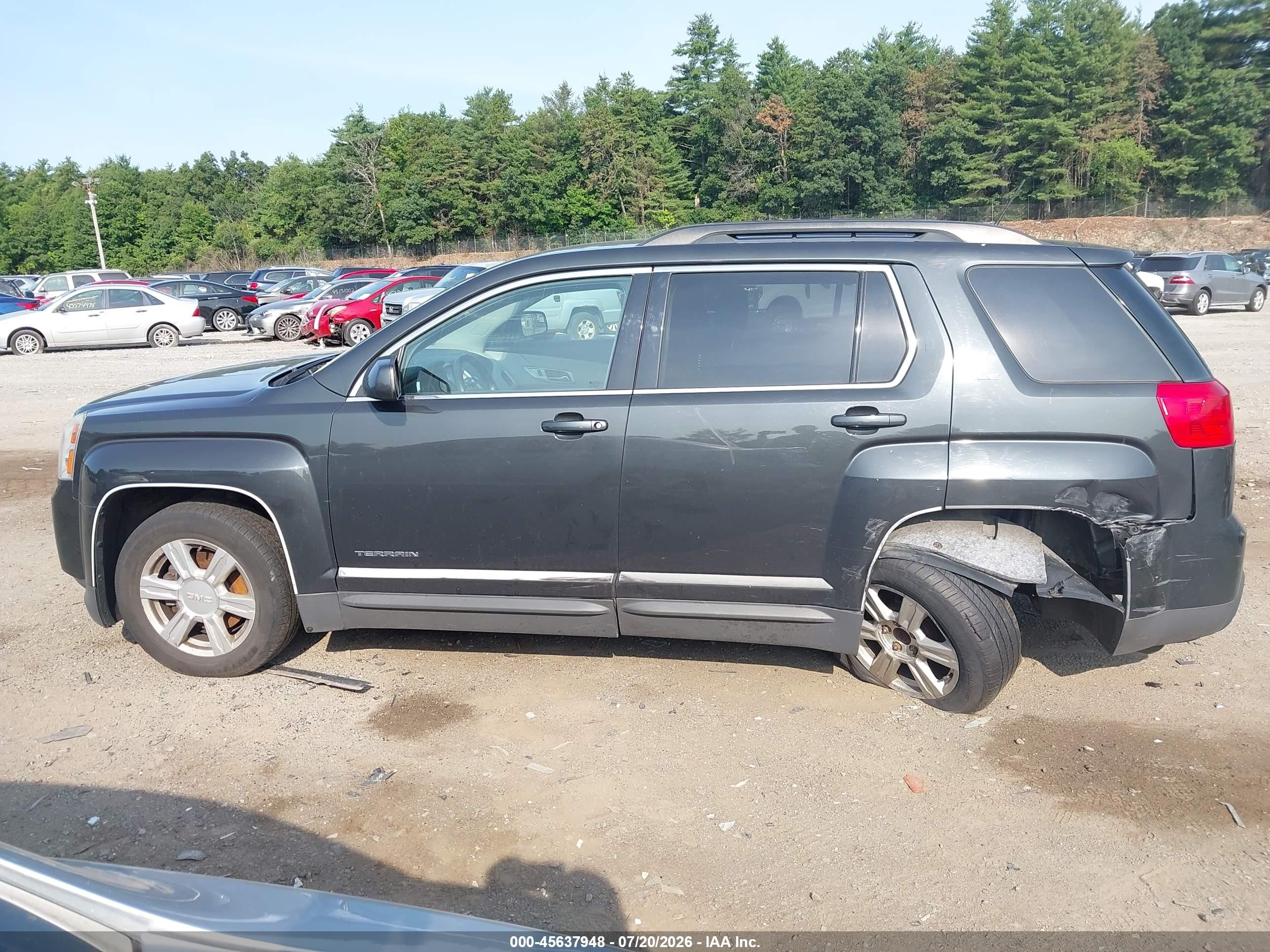 2014 Gmc Terrain Sle-2 Gray vin: 2GKALREK9E6143767