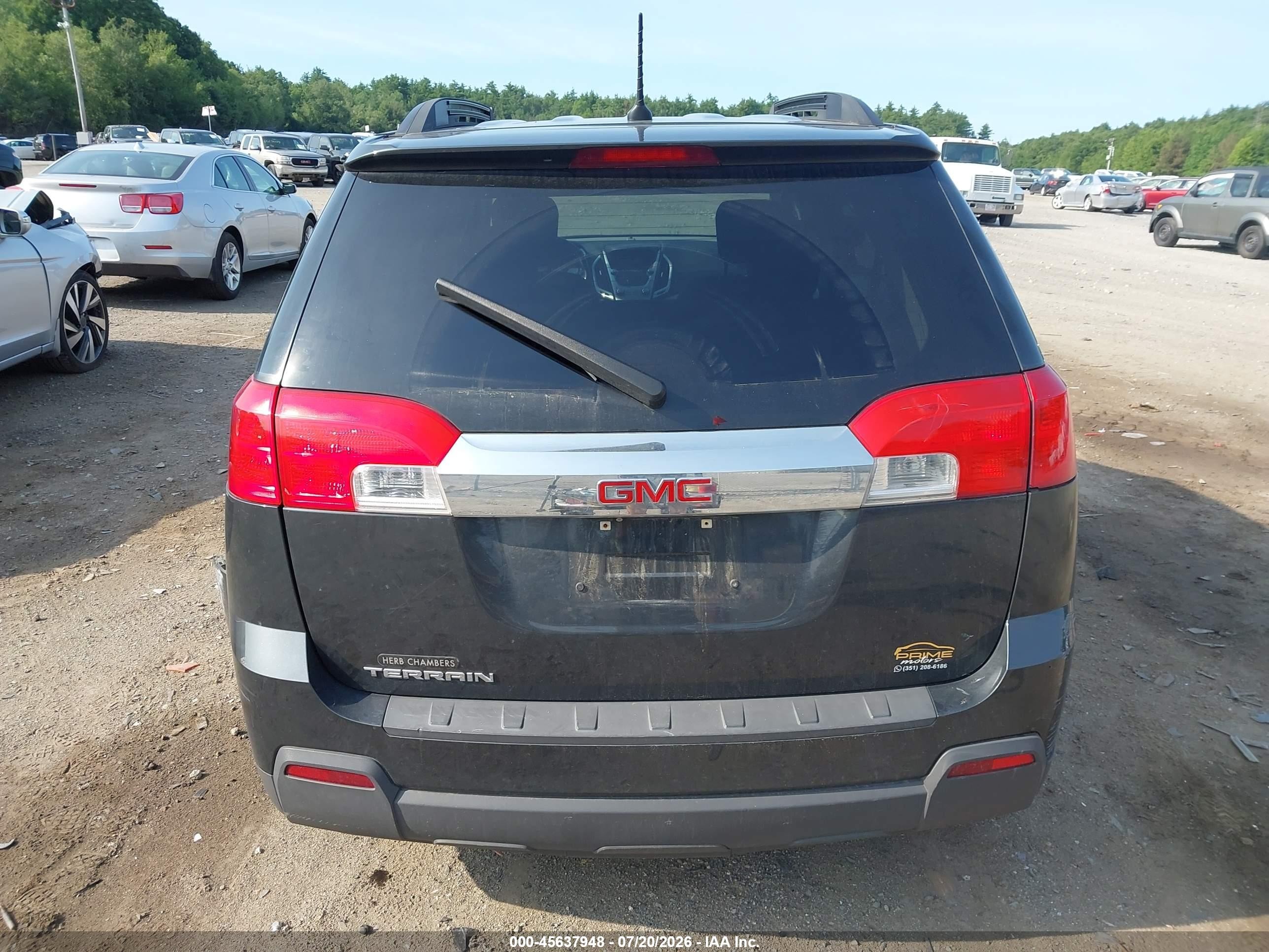 2014 Gmc Terrain Sle-2 Gray vin: 2GKALREK9E6143767