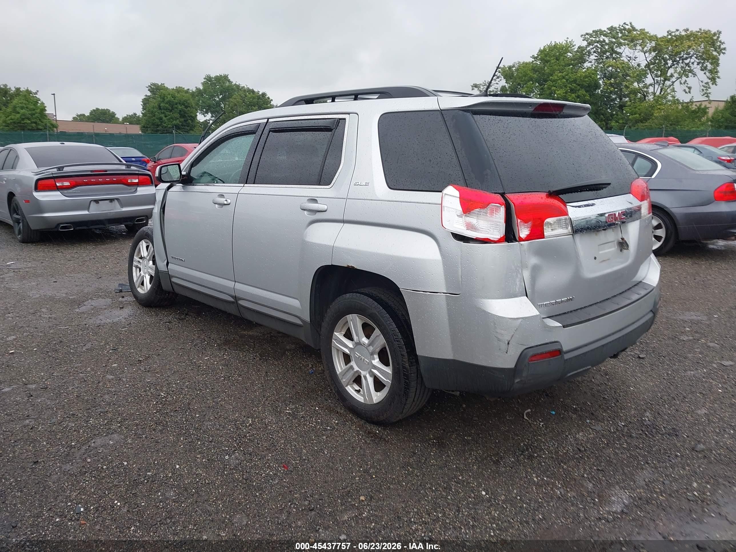 2014 Gmc Terrain Sle-2 Silver vin: 2GKALREK9E6201991