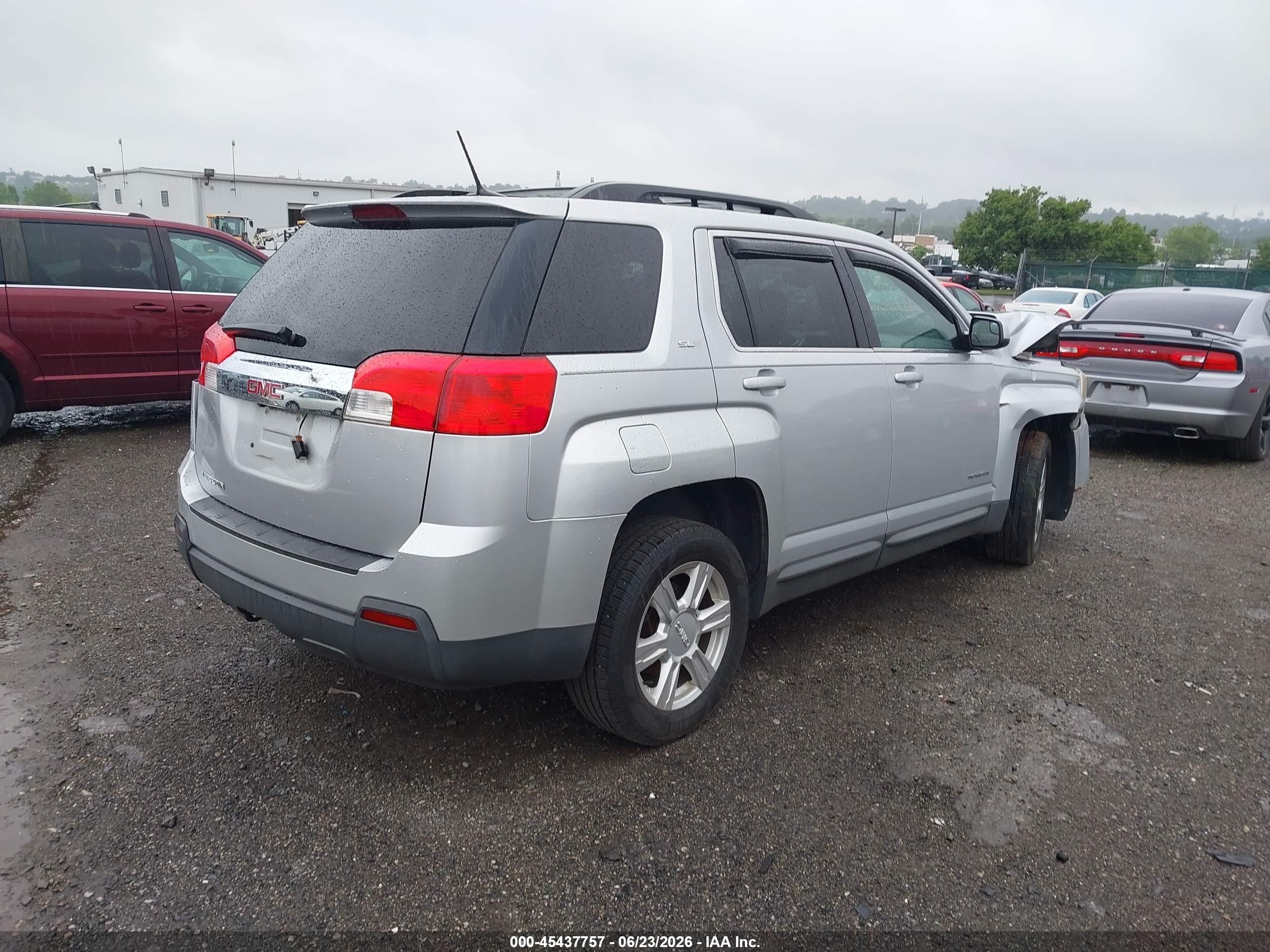 2014 Gmc Terrain Sle-2 Silver vin: 2GKALREK9E6201991