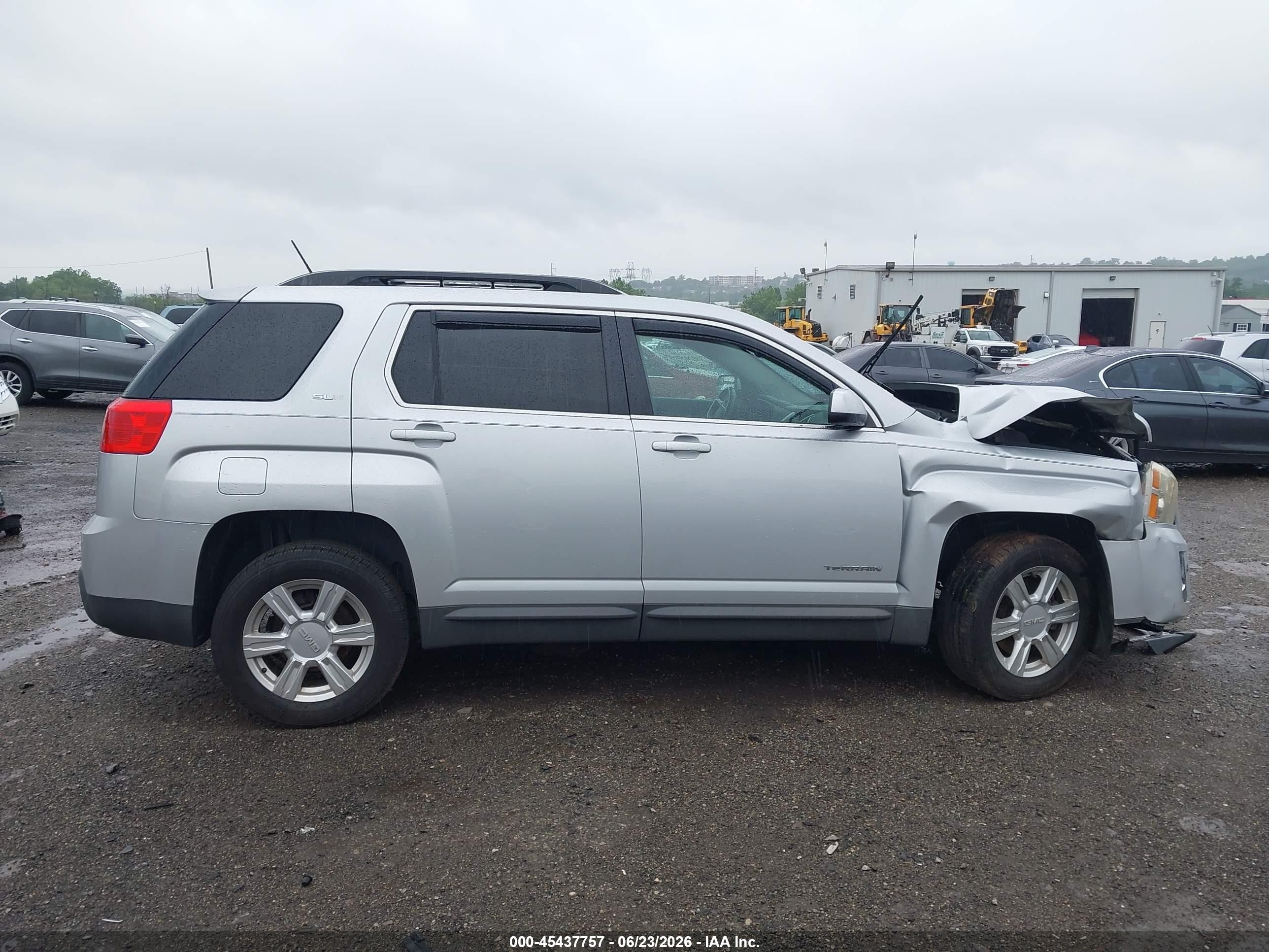 2014 Gmc Terrain Sle-2 Silver vin: 2GKALREK9E6201991