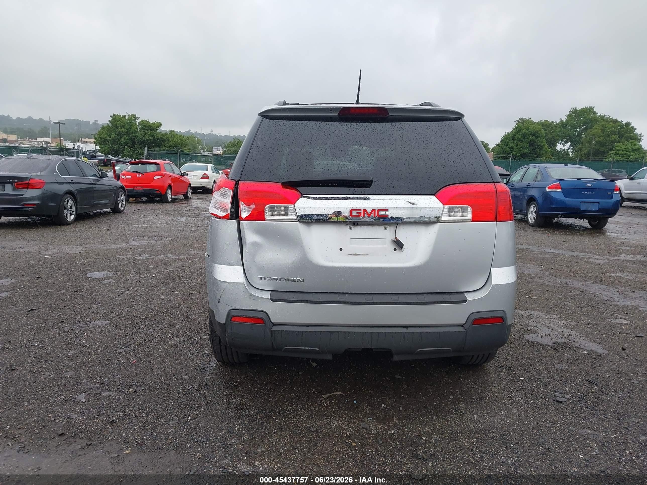 2014 Gmc Terrain Sle-2 Silver vin: 2GKALREK9E6201991