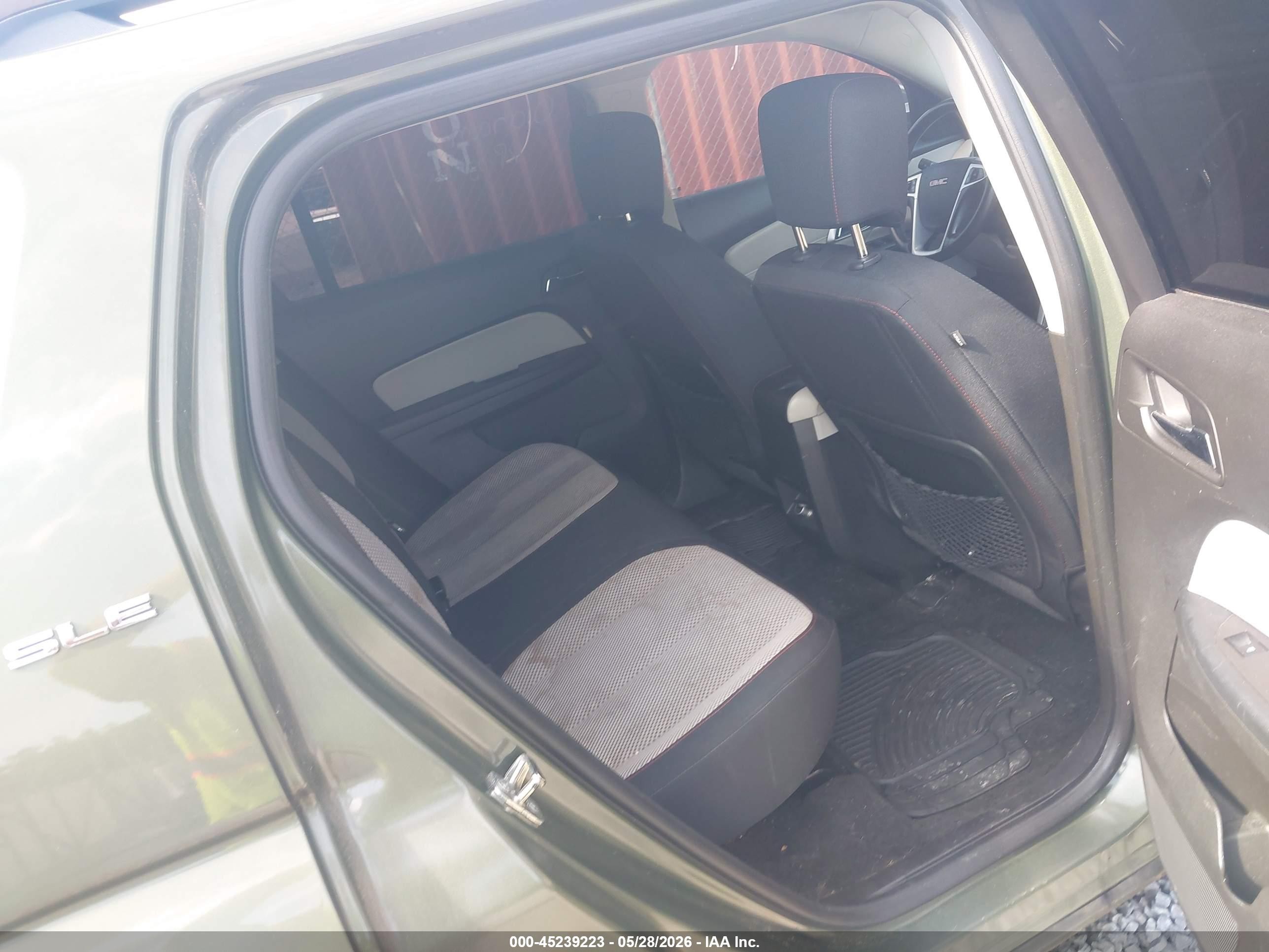 2015 Gmc Terrain Sle-2 Green vin: 2GKALREK9F6139736