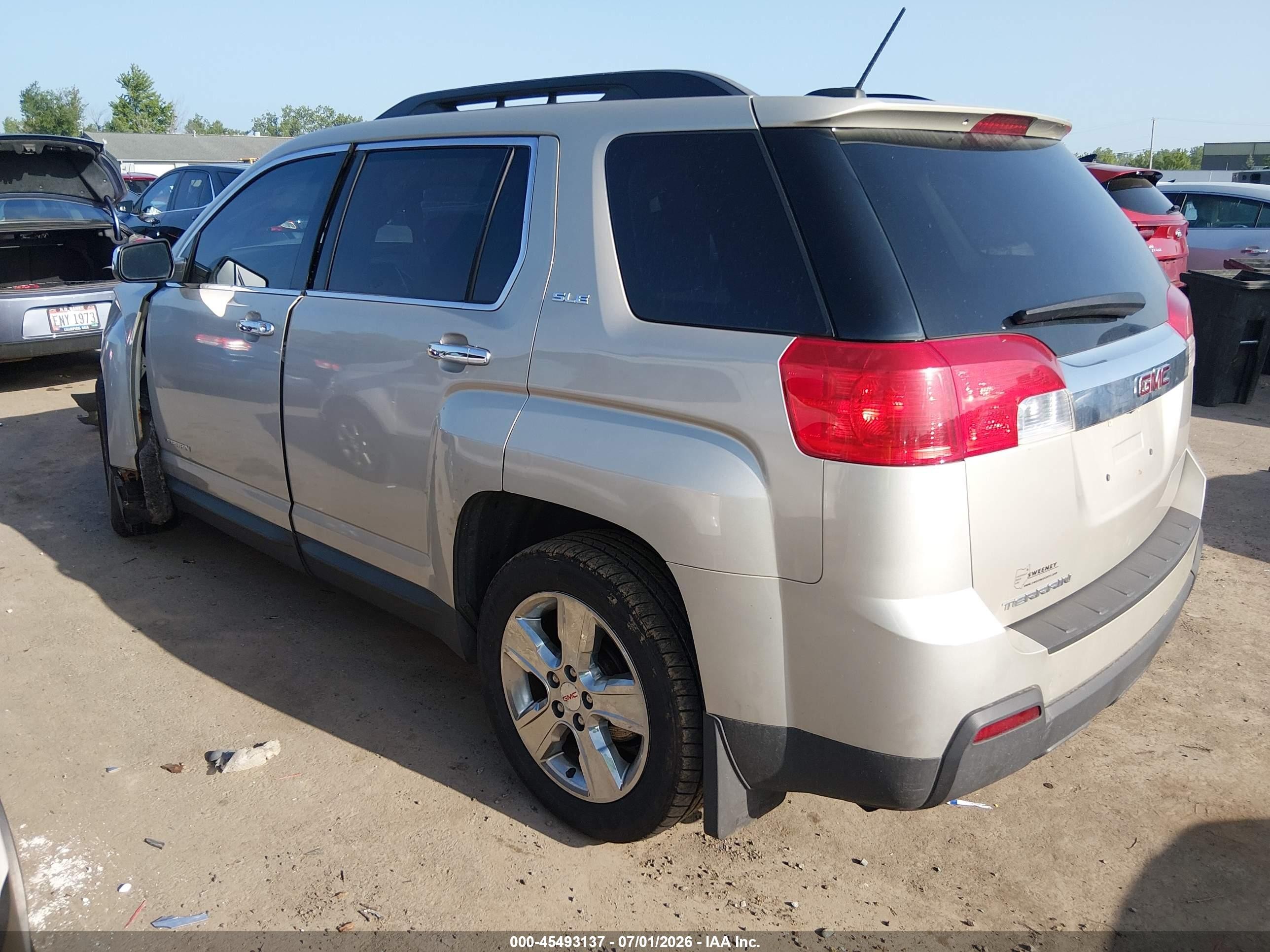 2015 Gmc Terrain Sle-2 Gold vin: 2GKALREK9F6219683