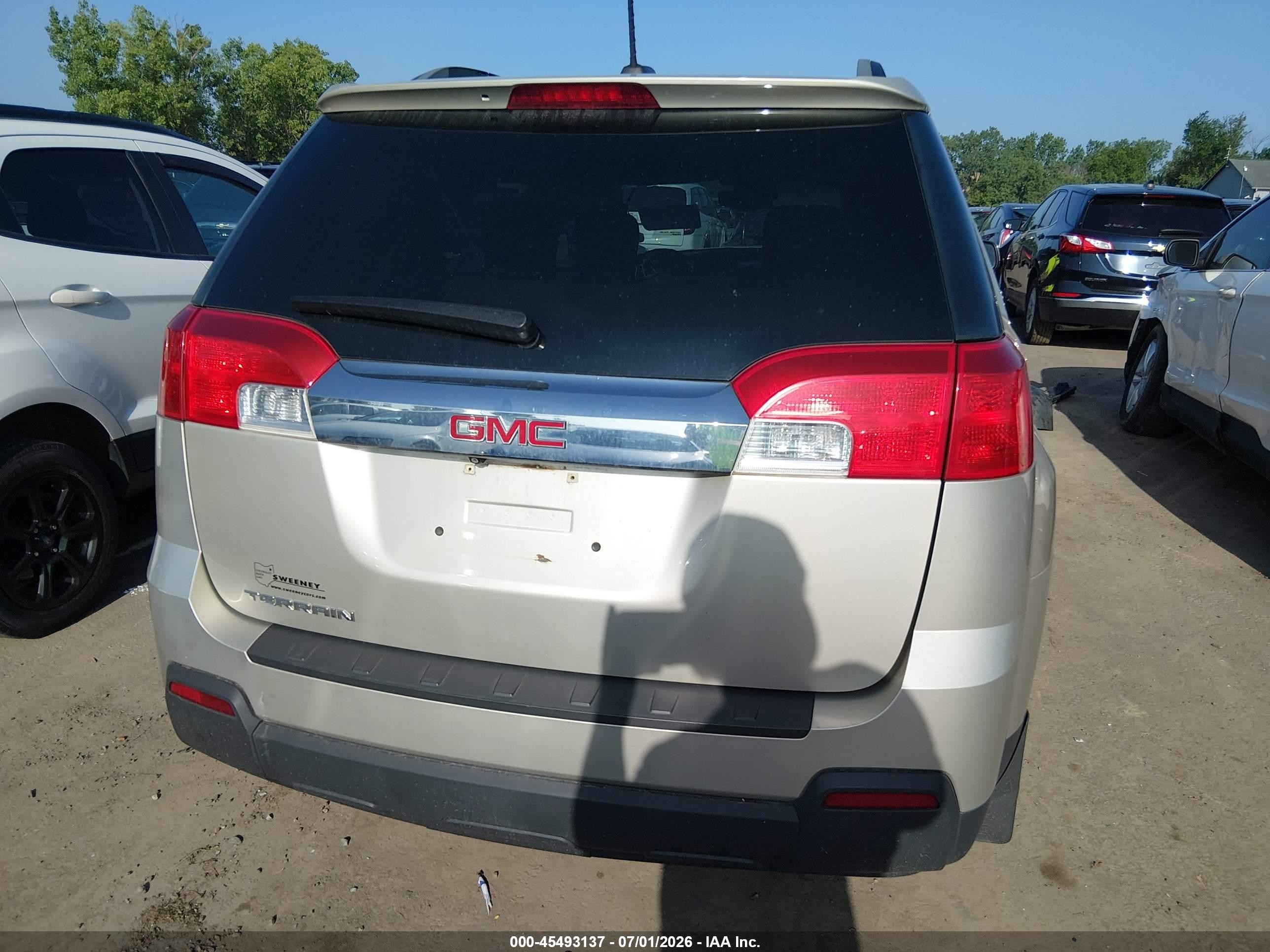 2015 Gmc Terrain Sle-2 Gold vin: 2GKALREK9F6219683