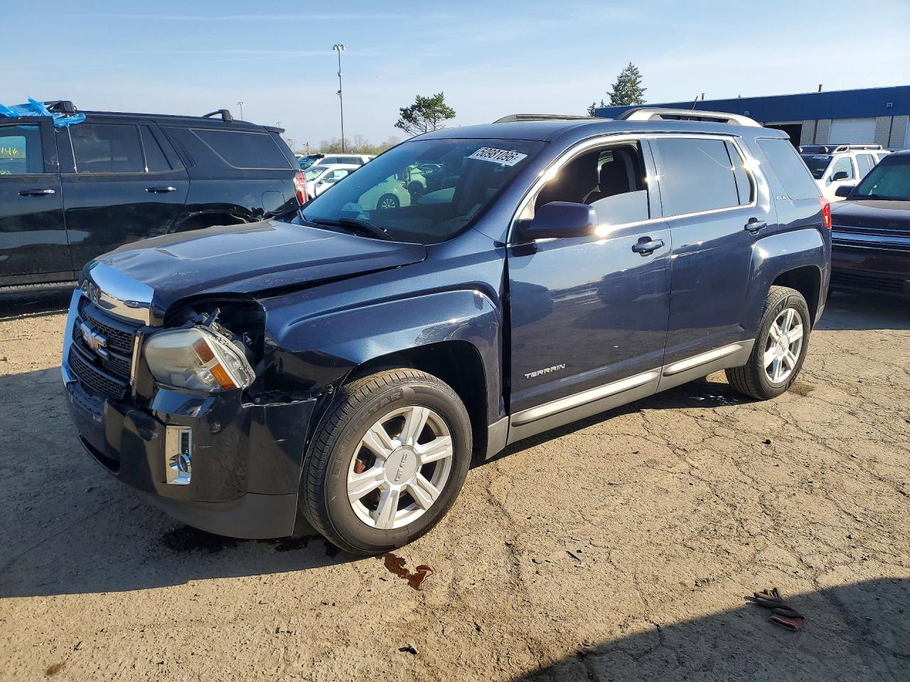 2015 Gmc Terrain Sle Blue vin: 2GKALREK9F6397478