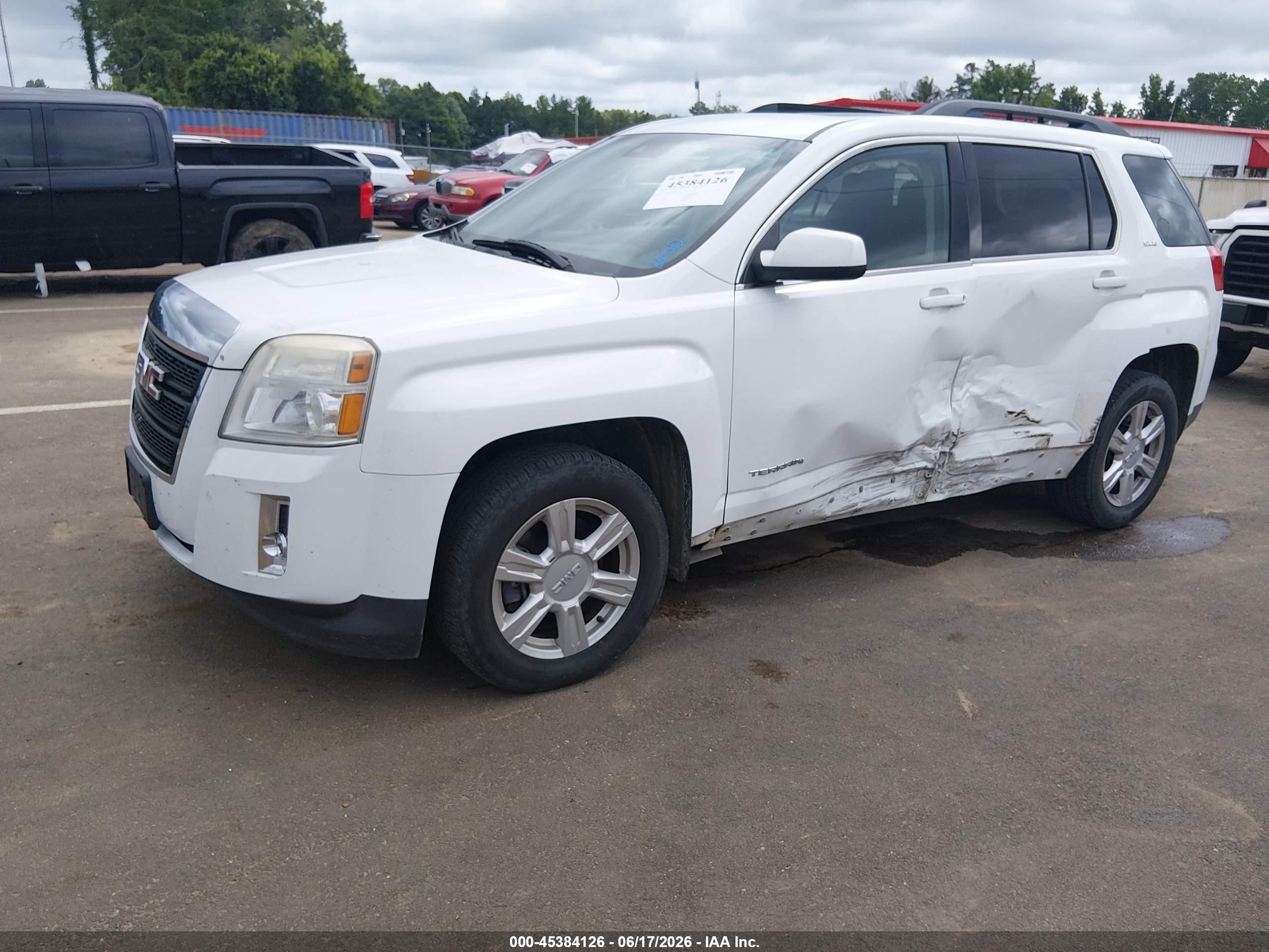 2014 Gmc Terrain Sle-2 White vin: 2GKALREKXE6197868