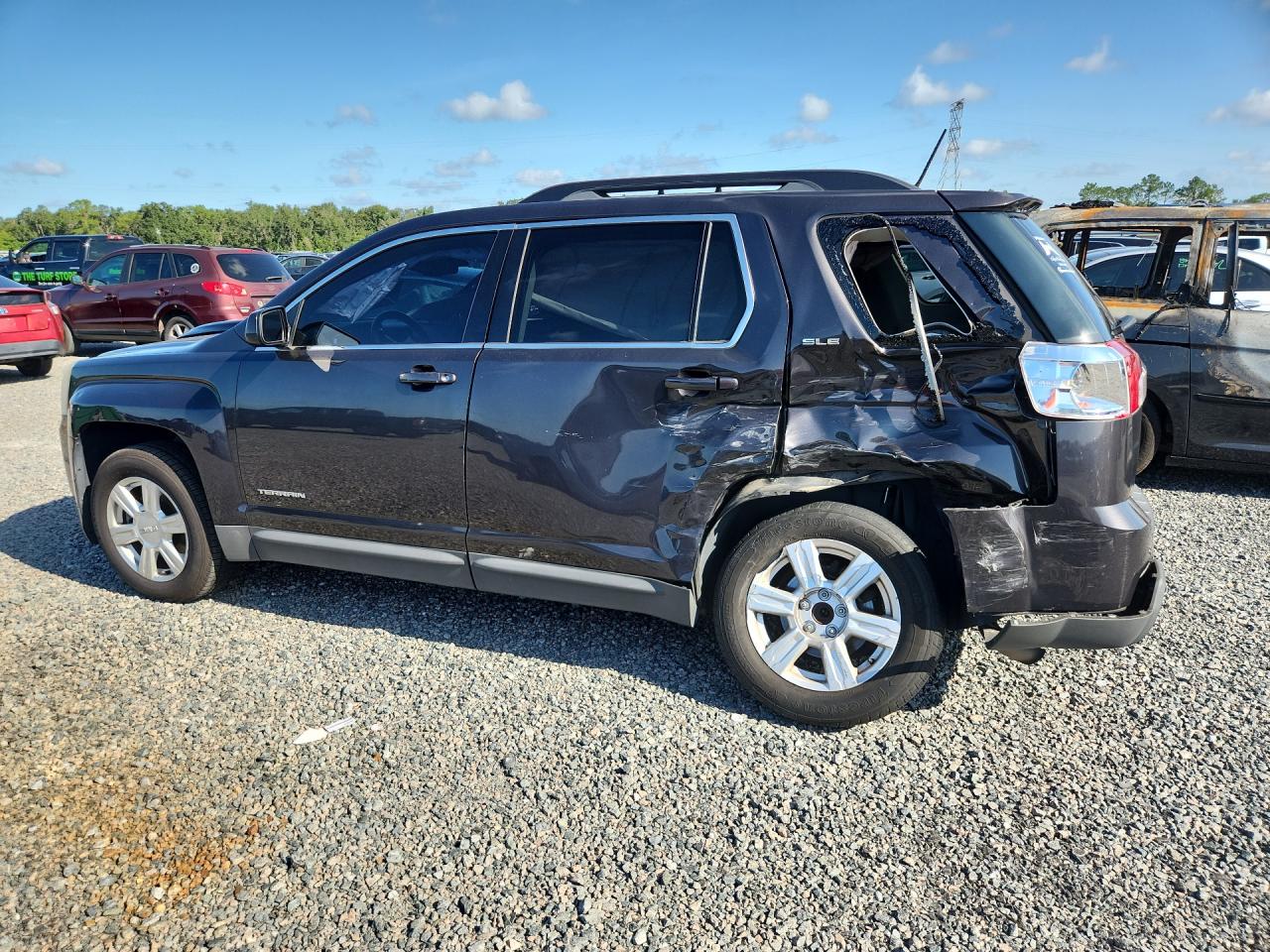 2015 Gmc Terrain Sle Black vin: 2GKALREKXF6112111