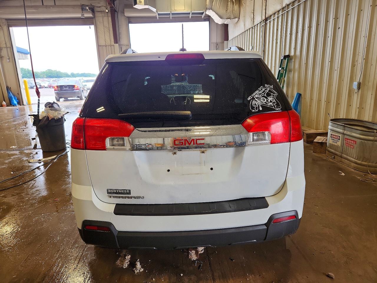 2015 Gmc Terrain Sle White vin: 2GKALREKXF6150762