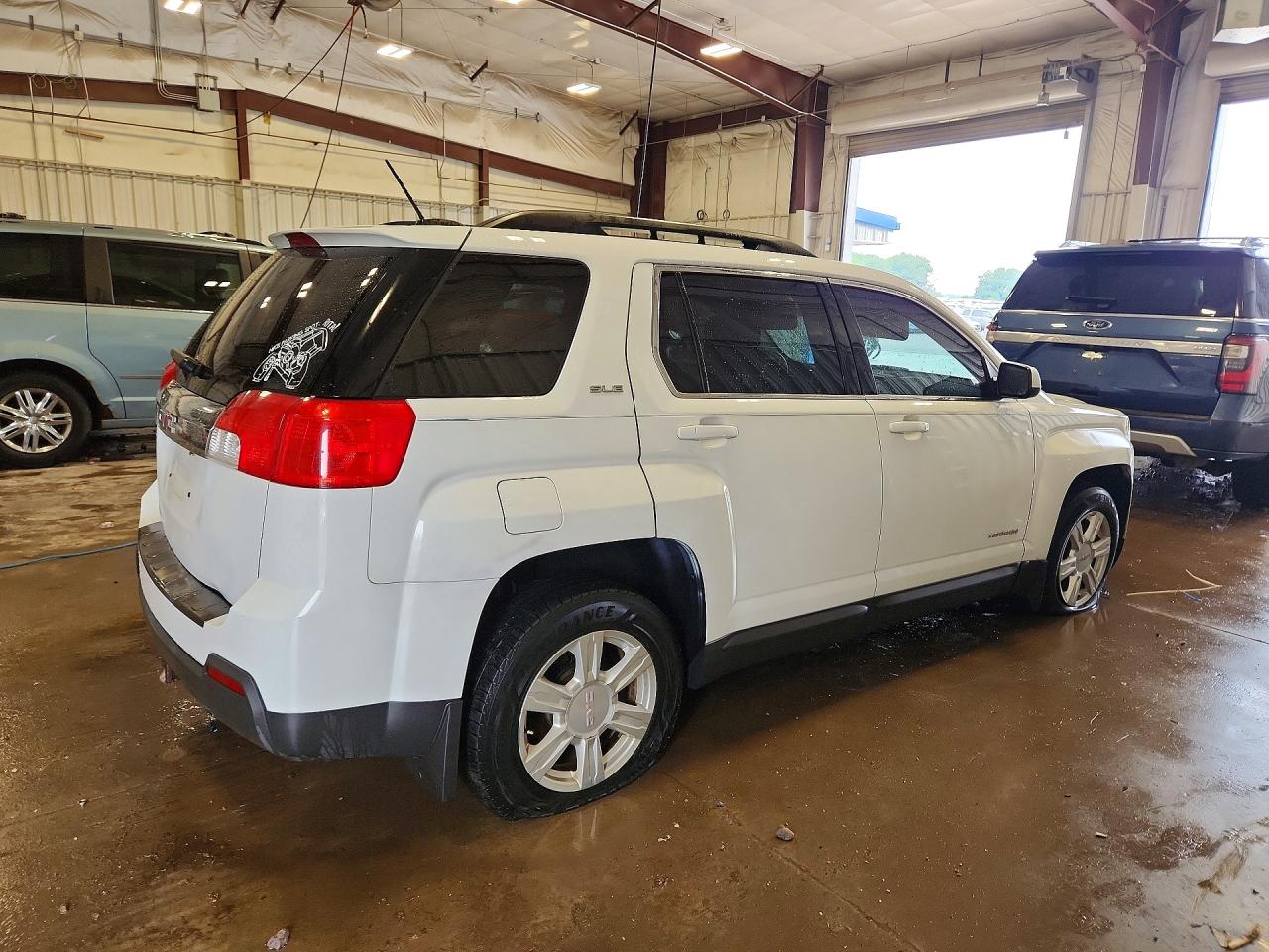 2015 Gmc Terrain Sle White vin: 2GKALREKXF6150762