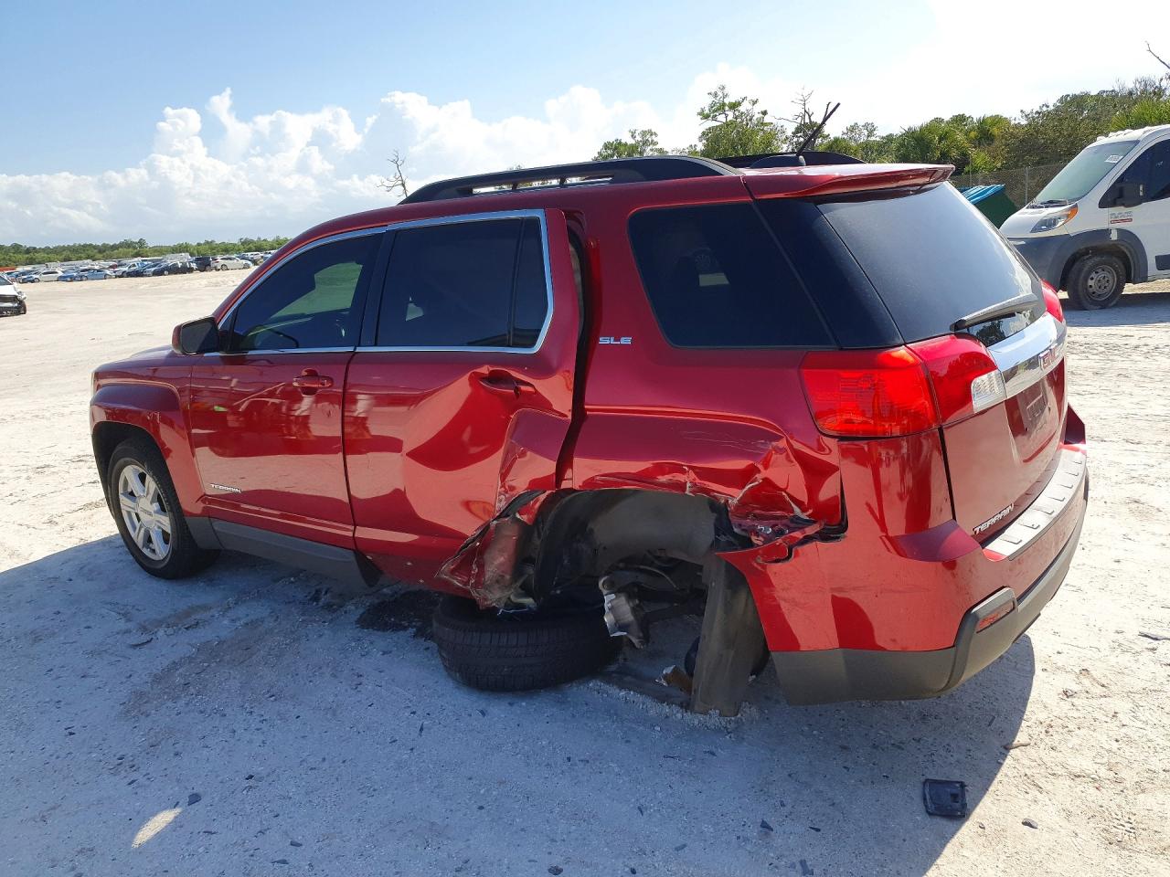 2015 Gmc Terrain Sle Red vin: 2GKALREKXF6287684